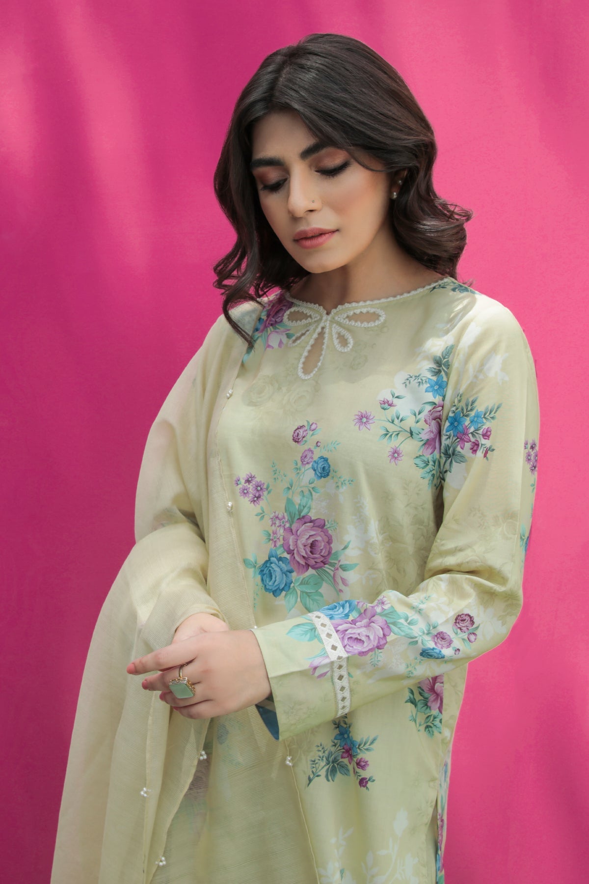 EMBROIDERED LAWN SF-209