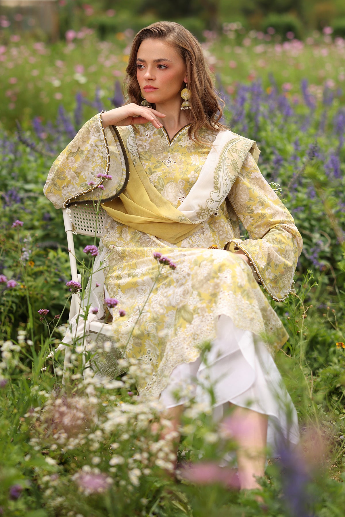 EMBROIDERED PRINTED LAWN SF-4229