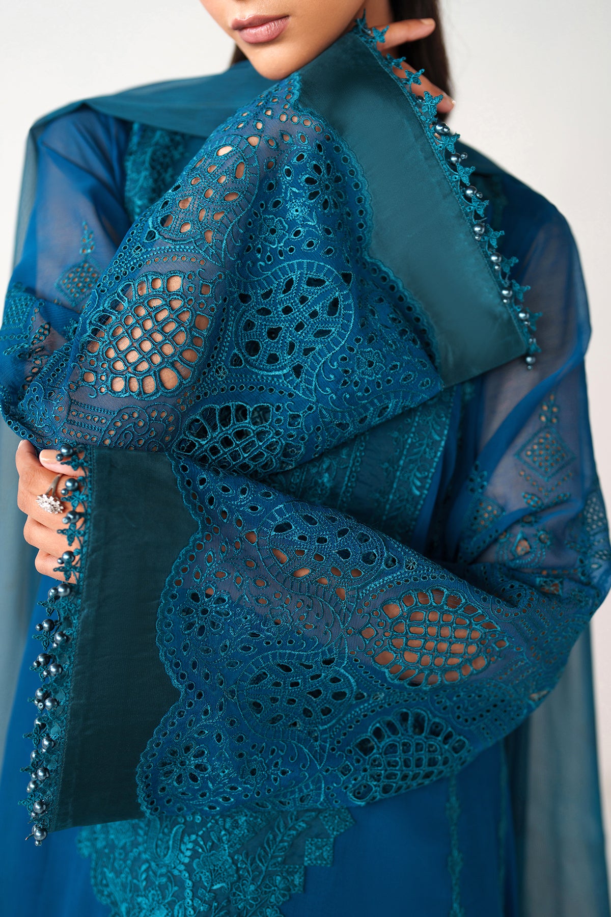 EMBROIDERED CHIFFON PR-1241