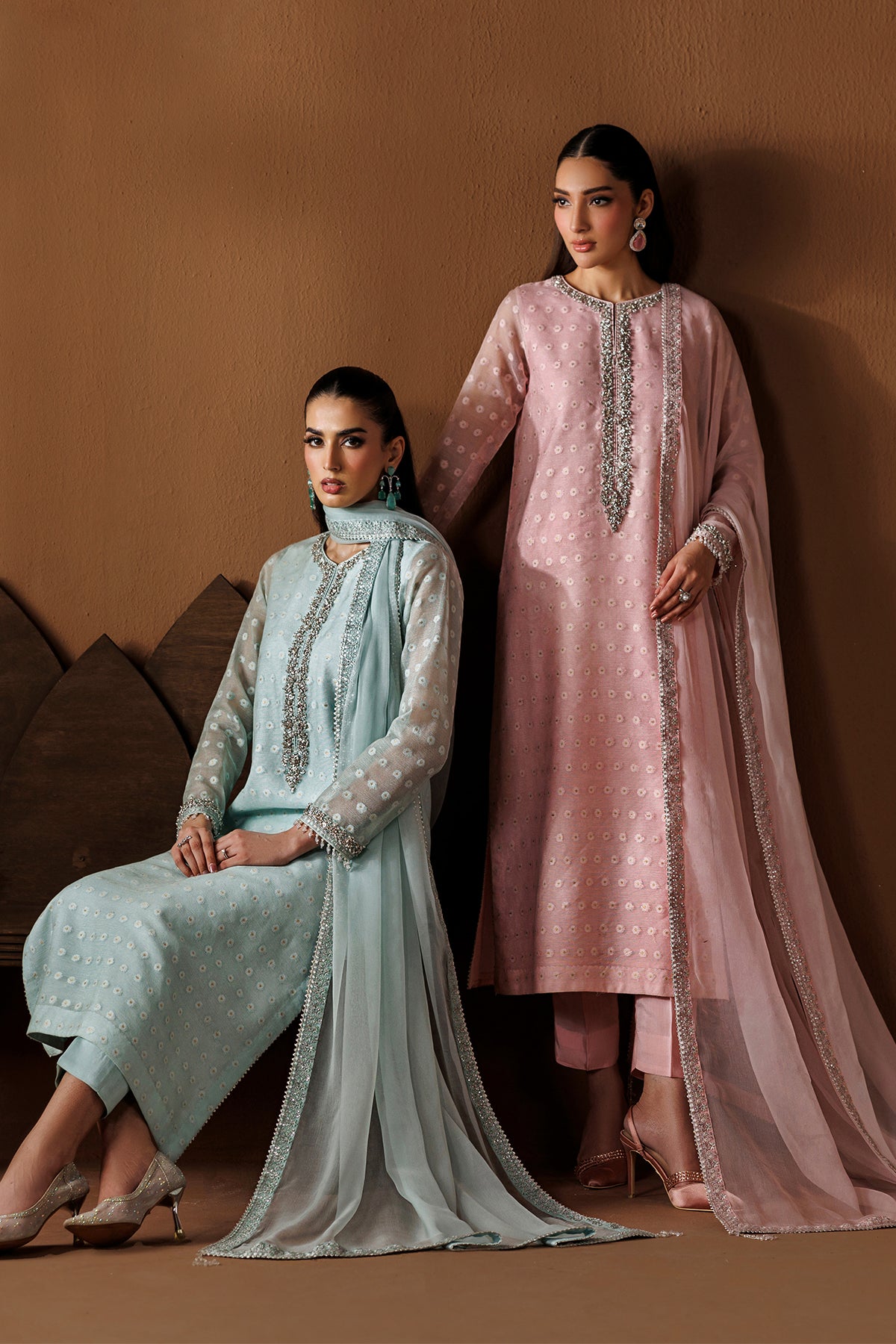 EMBROIDERED COTTON NET PR-1285