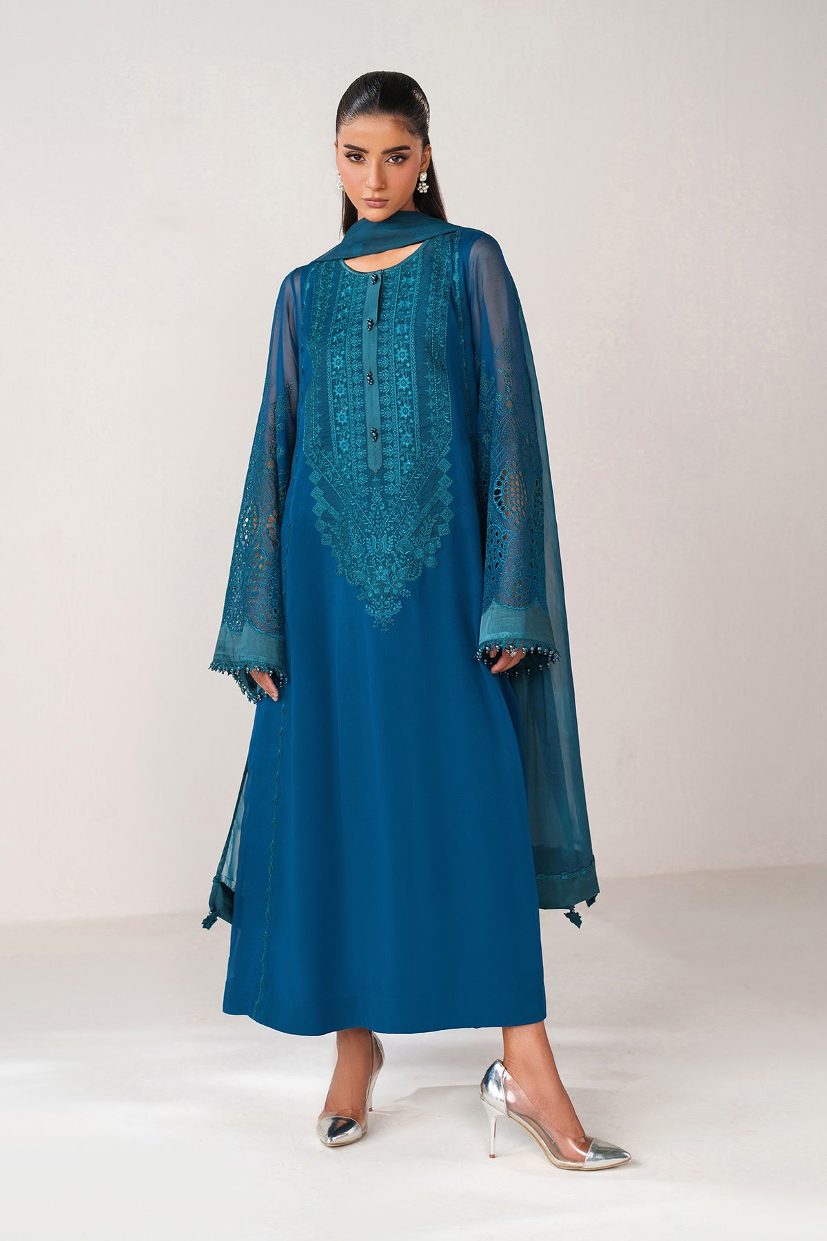 EMBROIDERED CHIFFON PR-1241