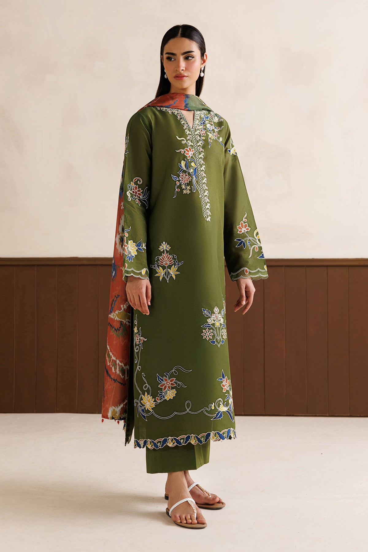 EMBROIDERED LAWN SF-4472