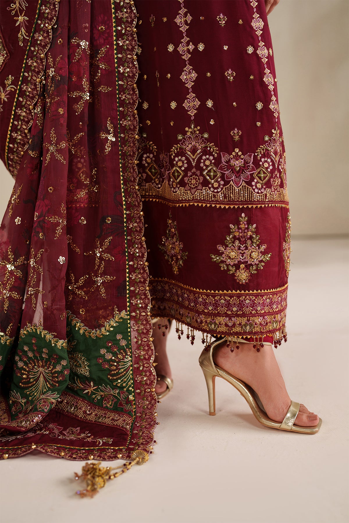 EMBROIDERED CHIFFON SF-4367