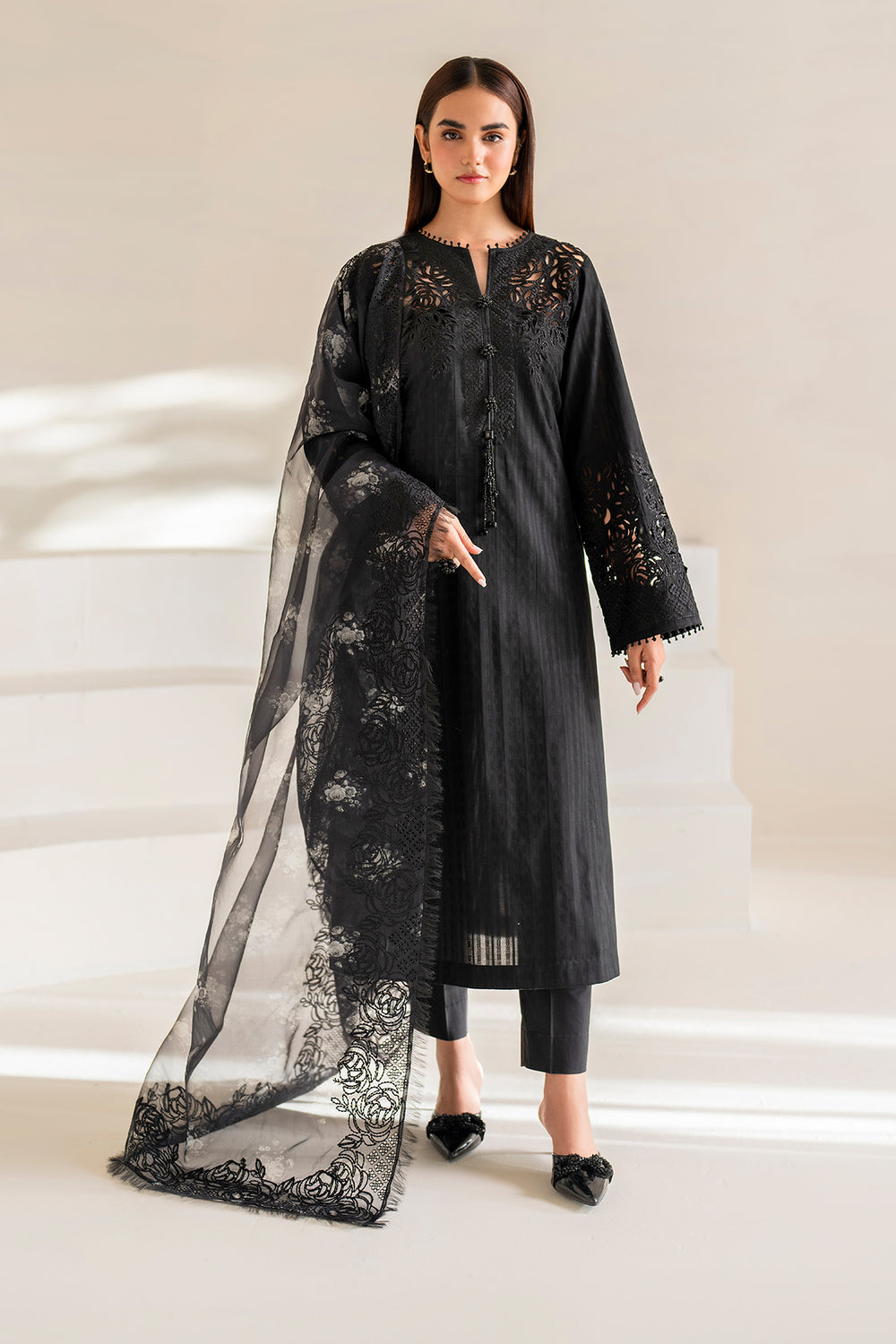 Crinklezza Unstitched Embroidered Net Collection Vol 06 by Amna Khadija-Design 05 main image 0
