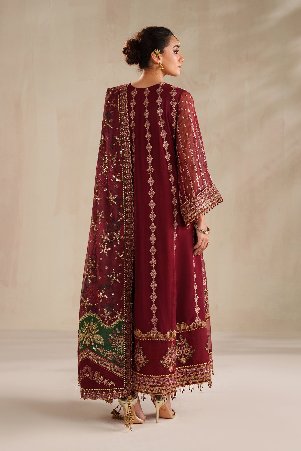 EMBROIDERED CHIFFON UF-4367