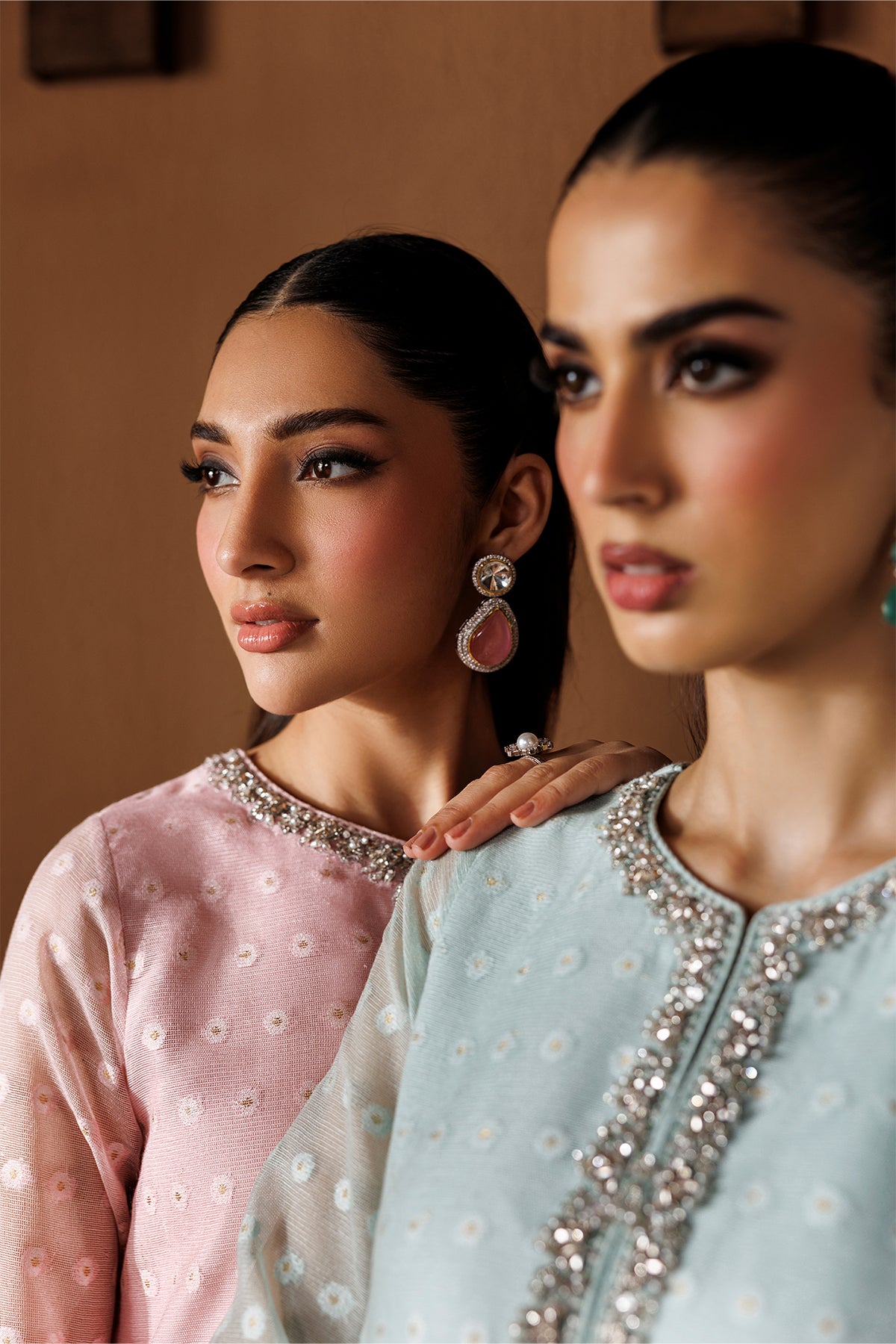 EMBROIDERED COTTON NET PR-1285