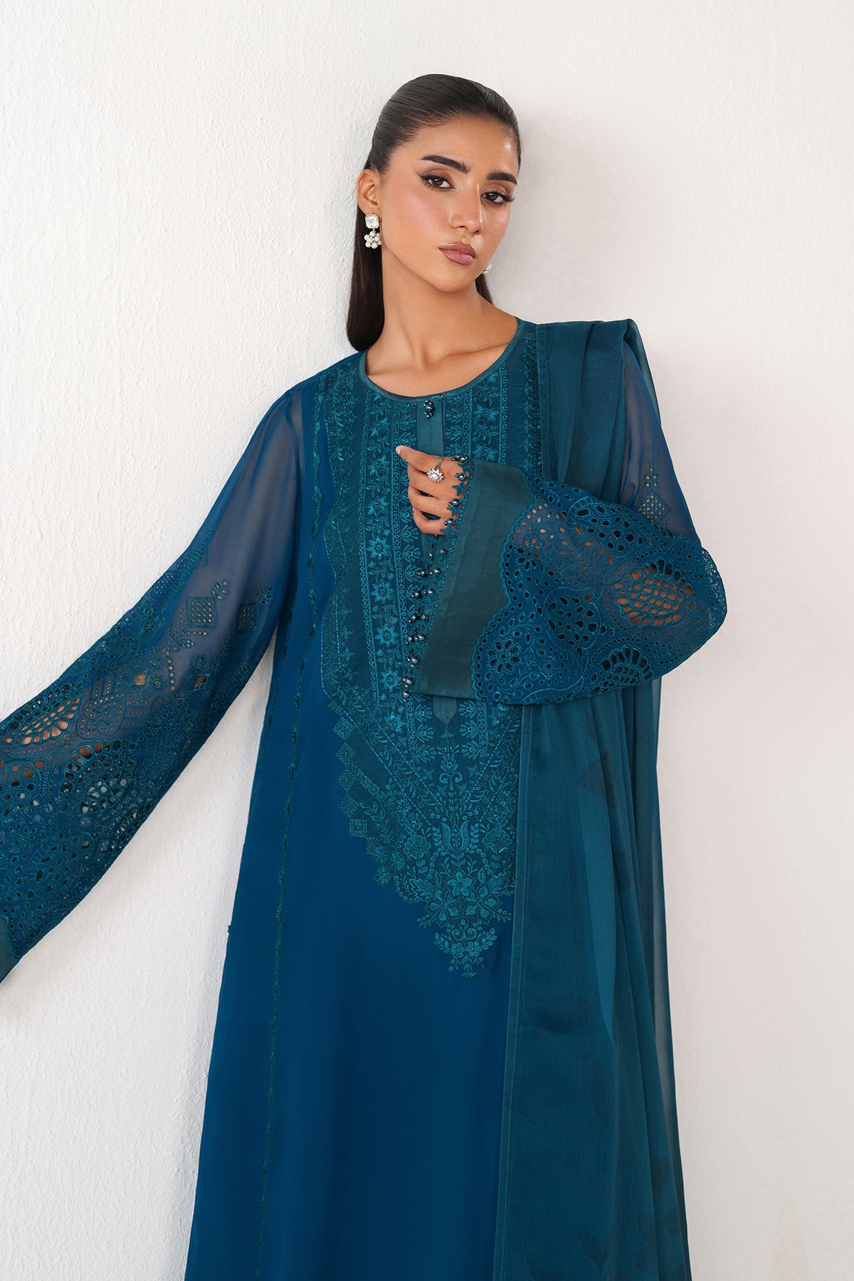 EMBROIDERED CHIFFON PR-1241