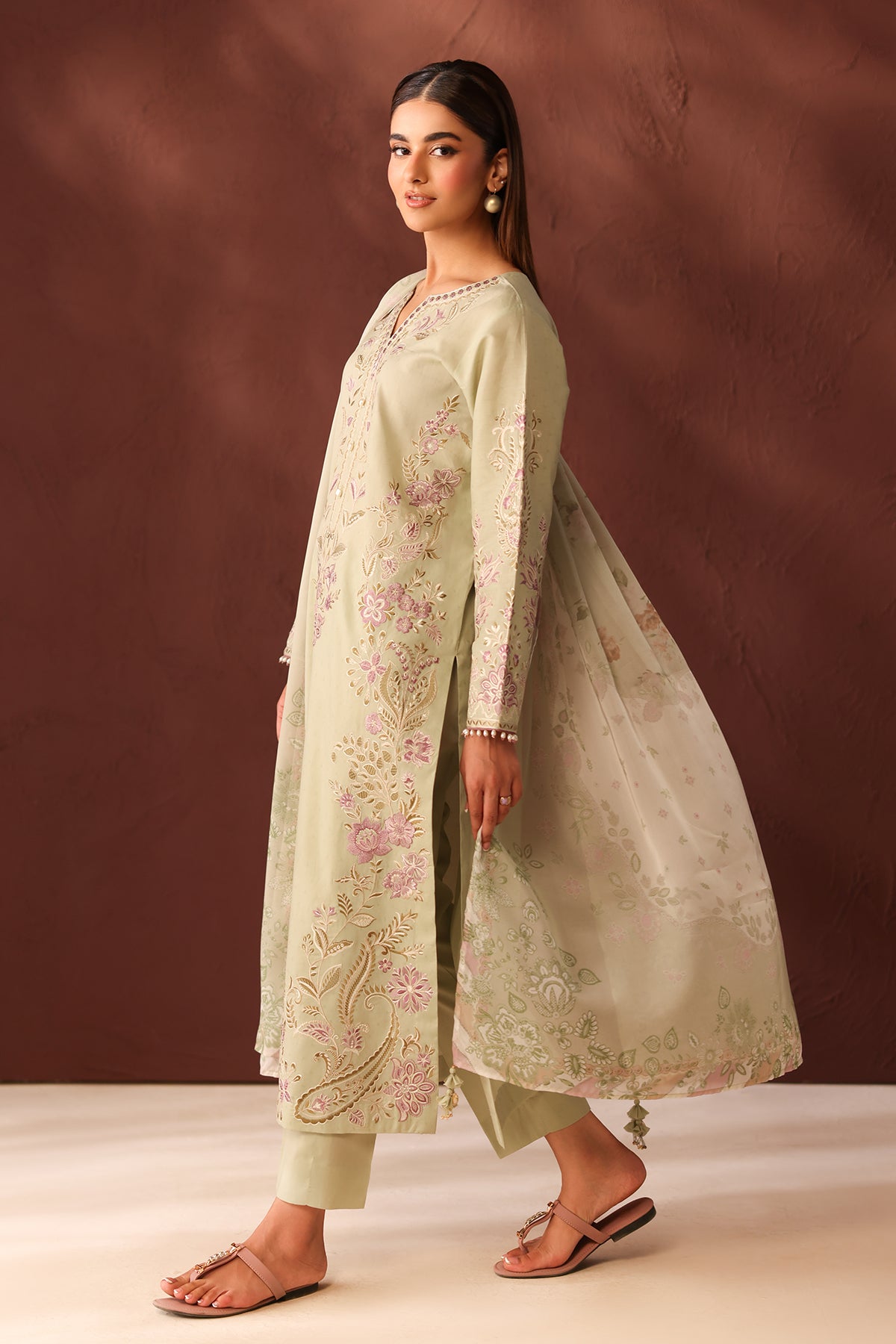 EMBROIDERED LAWN SF-4482