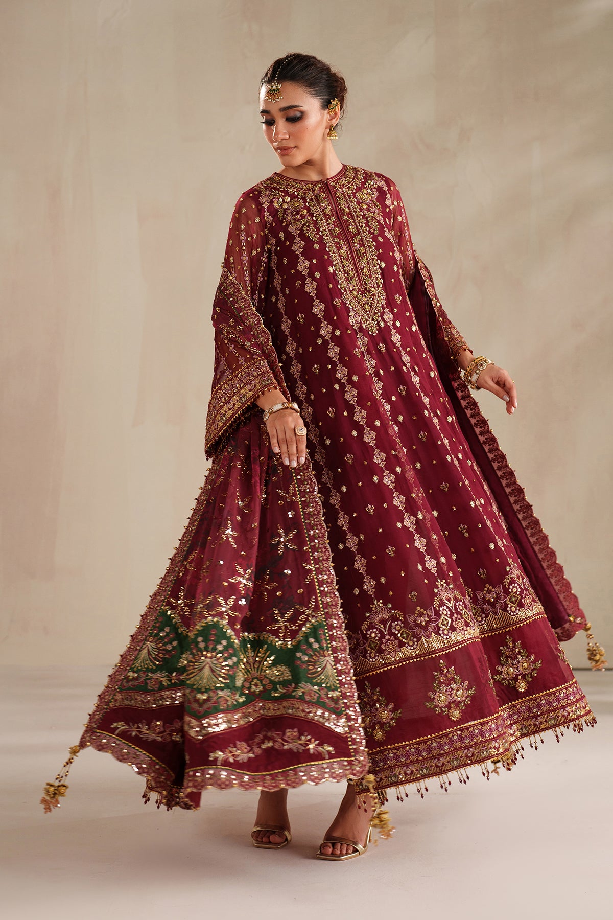 EMBROIDERED CHIFFON SF-4367