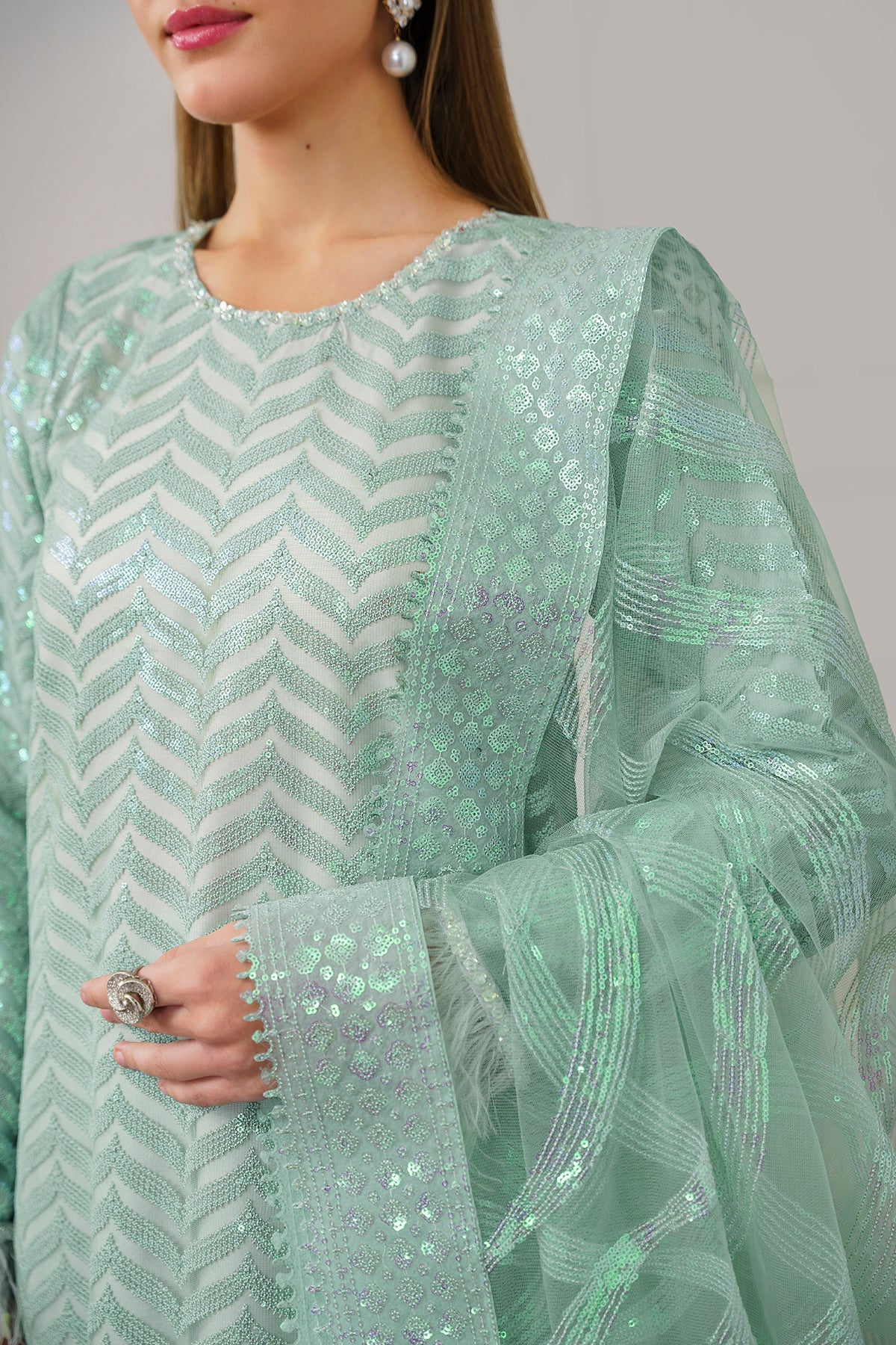 EMBROIDERED NET SF-517