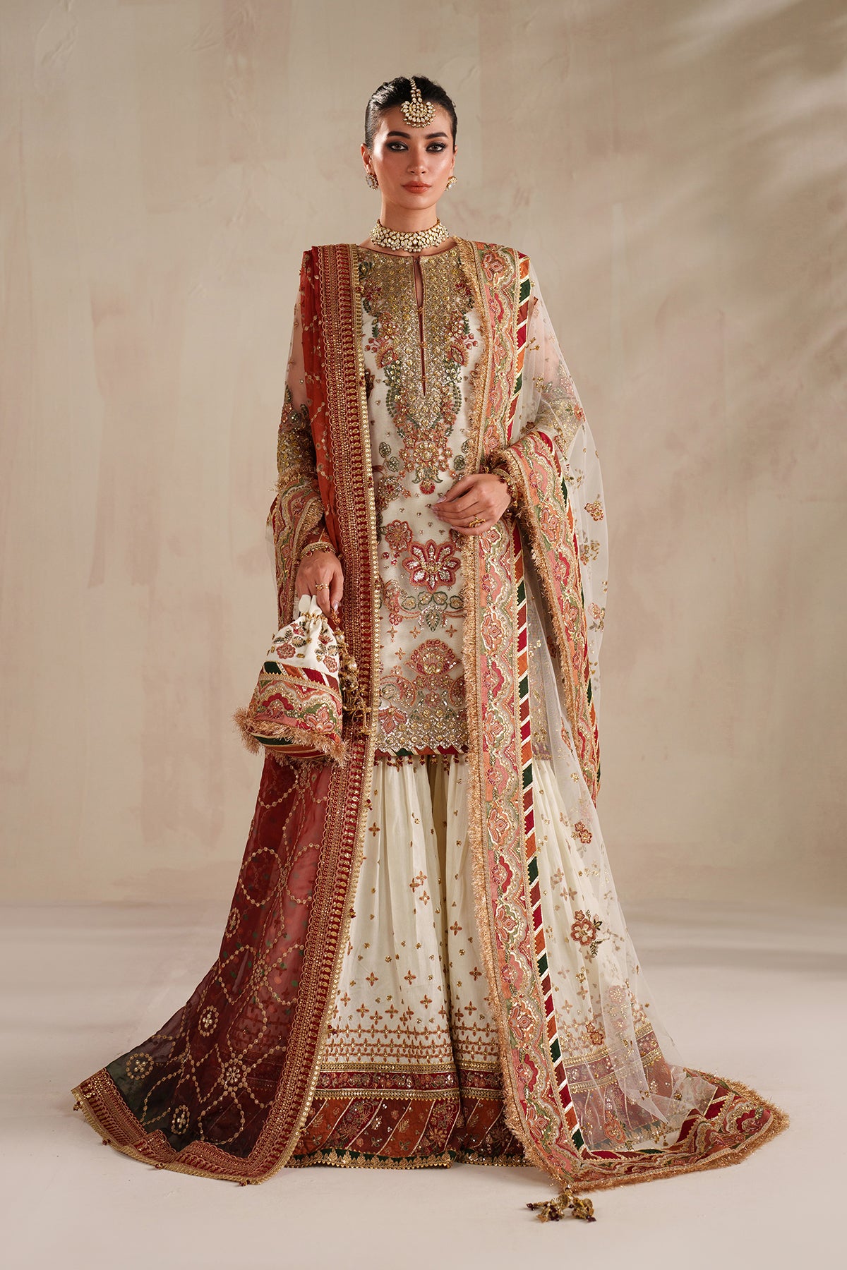 EMBROIDERED NET SF-4368