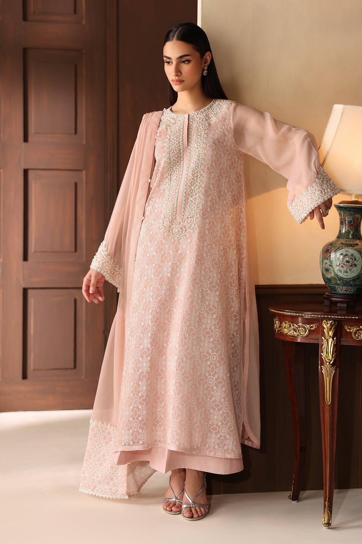 EMBROIDERED CHIFFON PR-1359