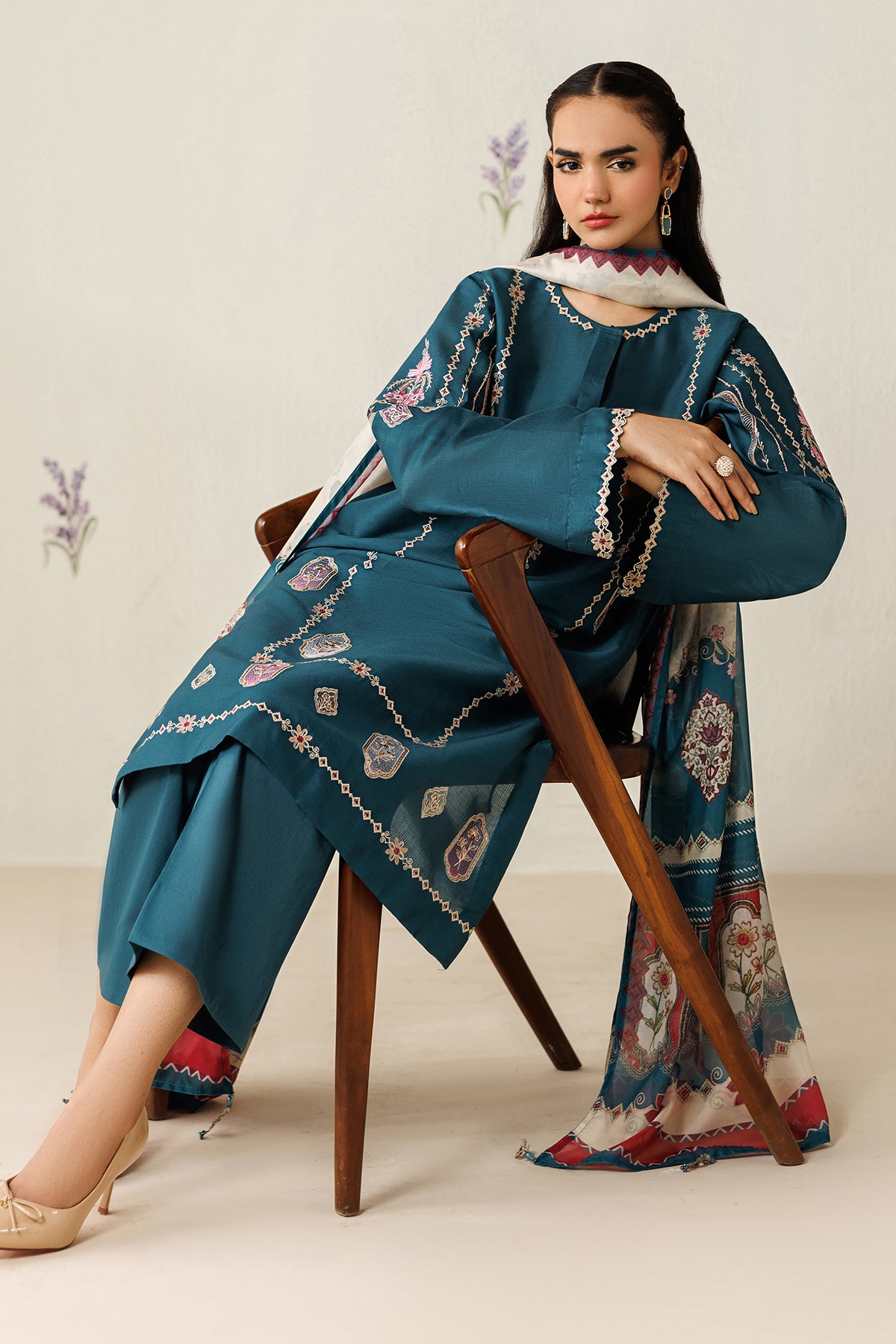 EMBROIDERED JACQUARD PR-1265