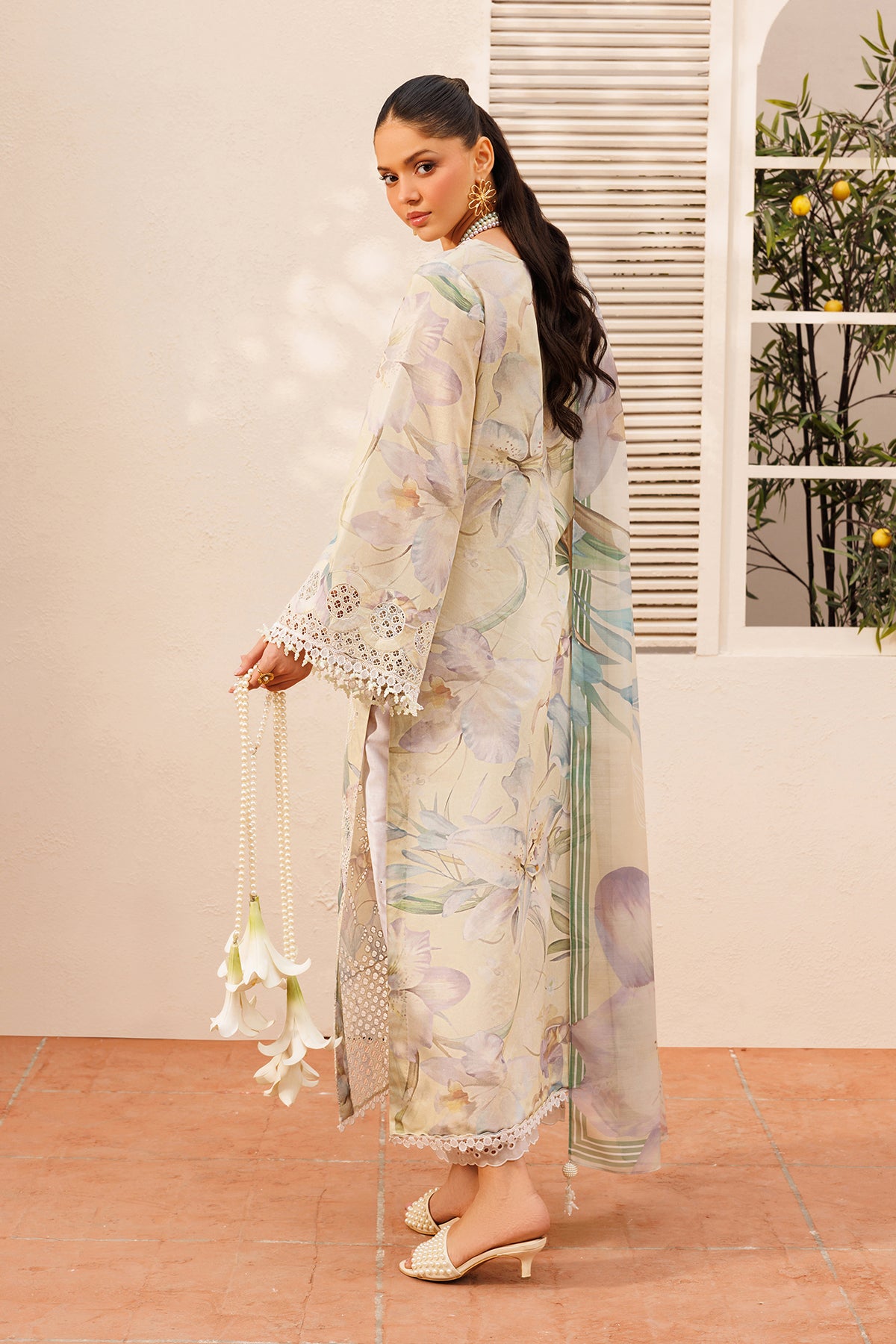 EMBROIDERED LAWN SF-4396