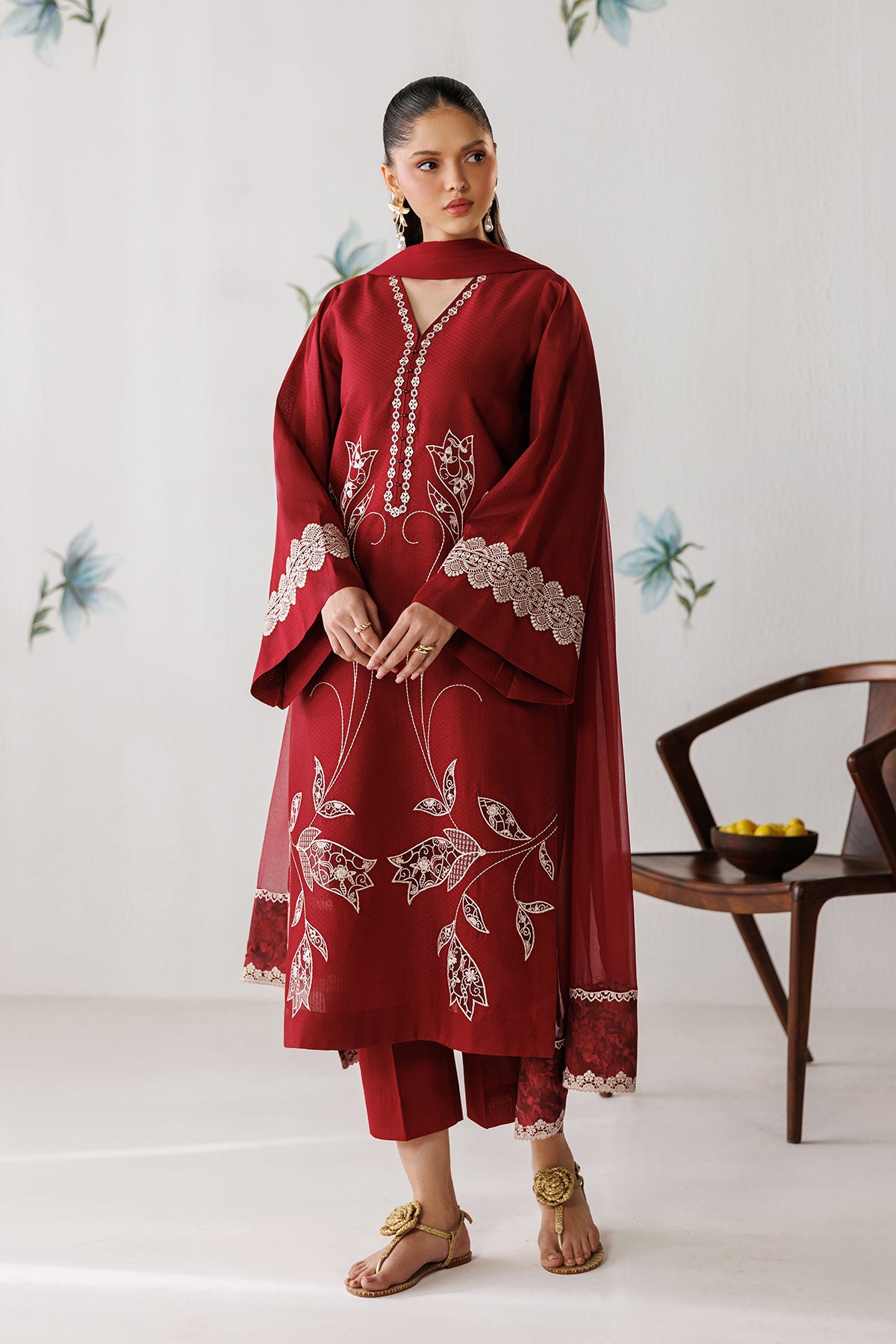 EMBROIDERED LAWN PR-1252