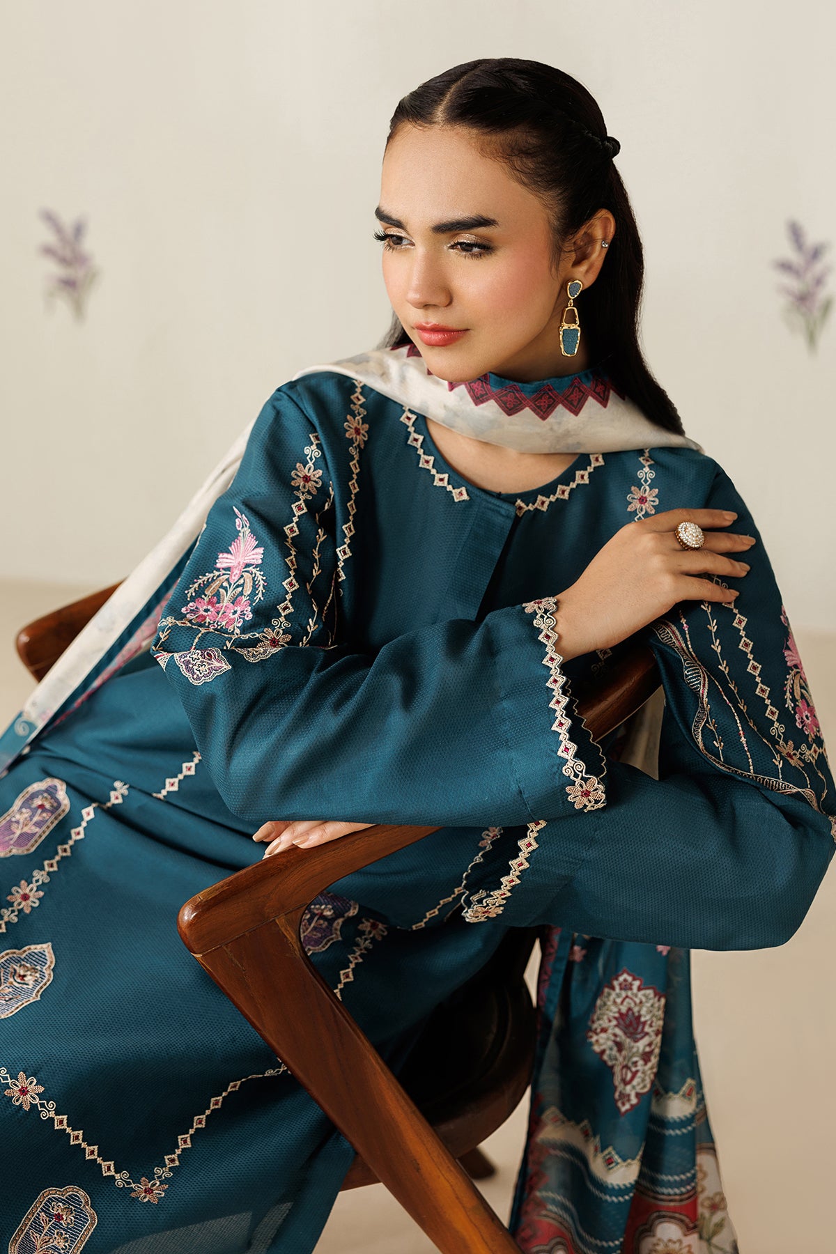 EMBROIDERED JACQUARD PR-1265