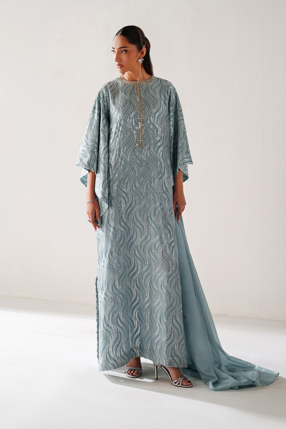 EMBROIDERED CHIFFON PR-1243