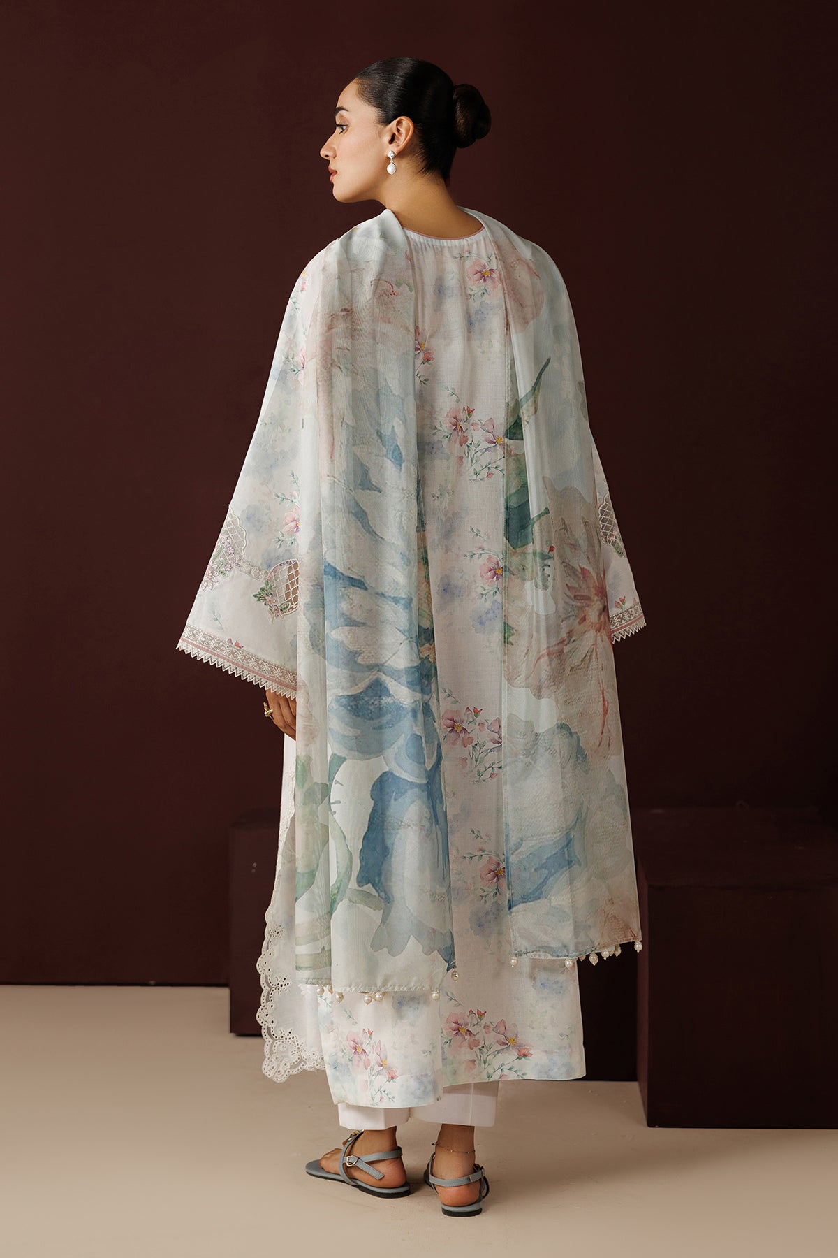 EMBROIDERED PRINTED LAWN PR-1266