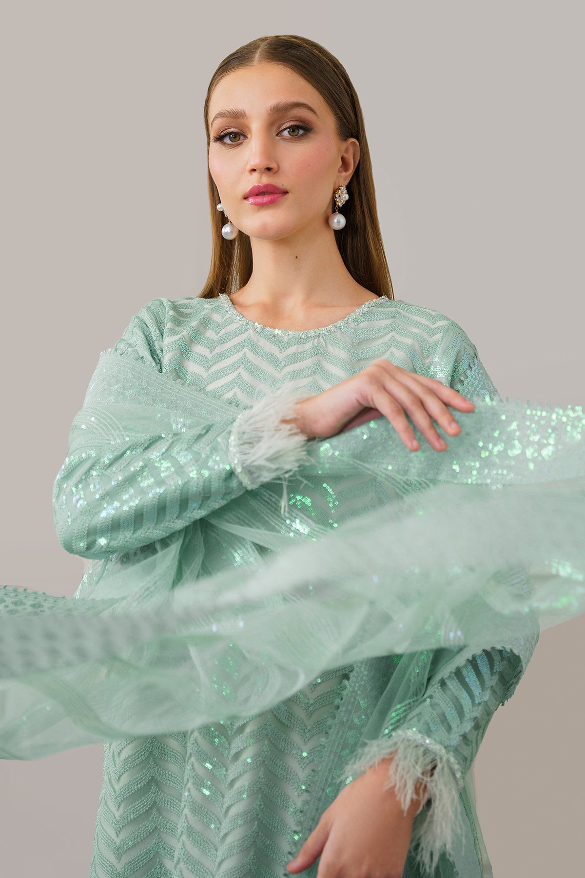 EMBROIDERED NET SF-517