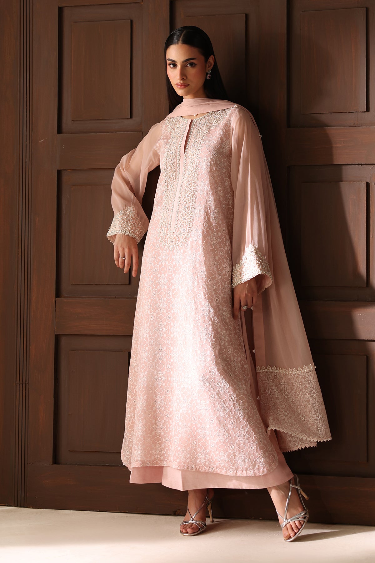EMBROIDERED CHIFFON PR-1359