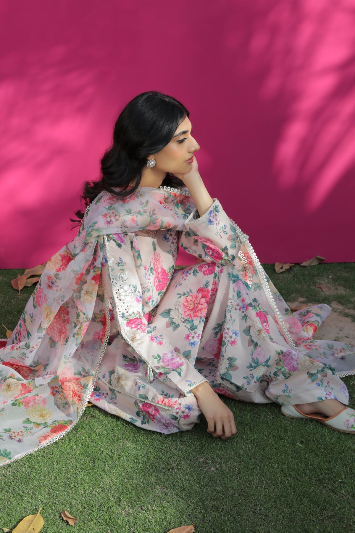 EMBROIDERED LAWN SF-191