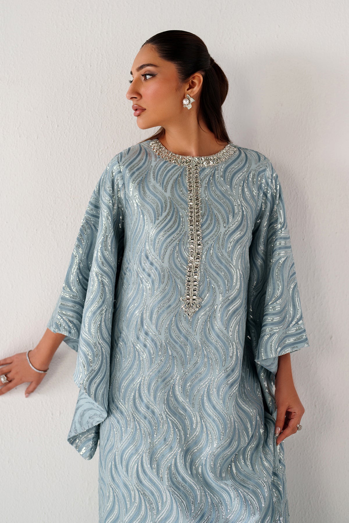 EMBROIDERED CHIFFON PR-1243