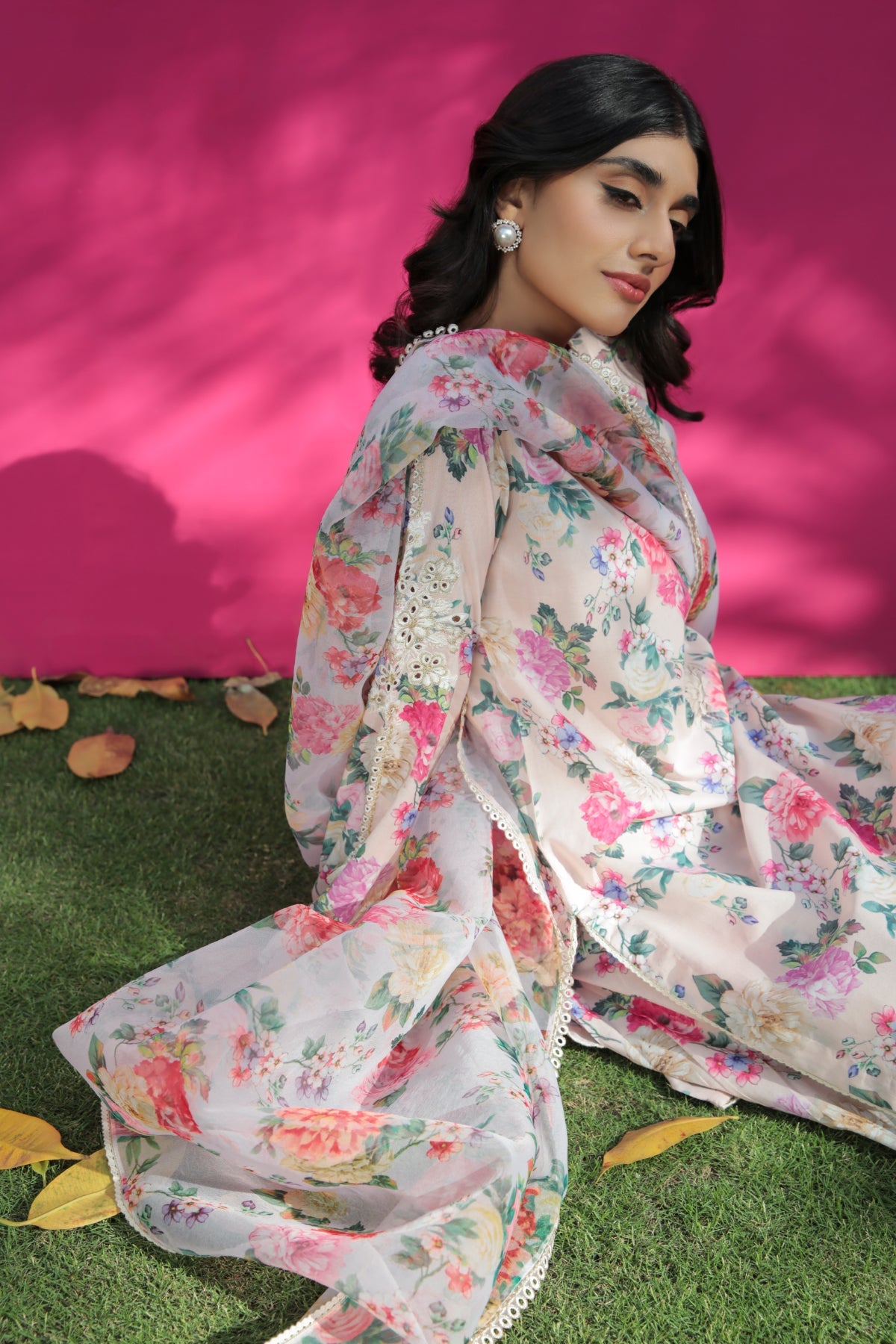 EMBROIDERED LAWN SF-191