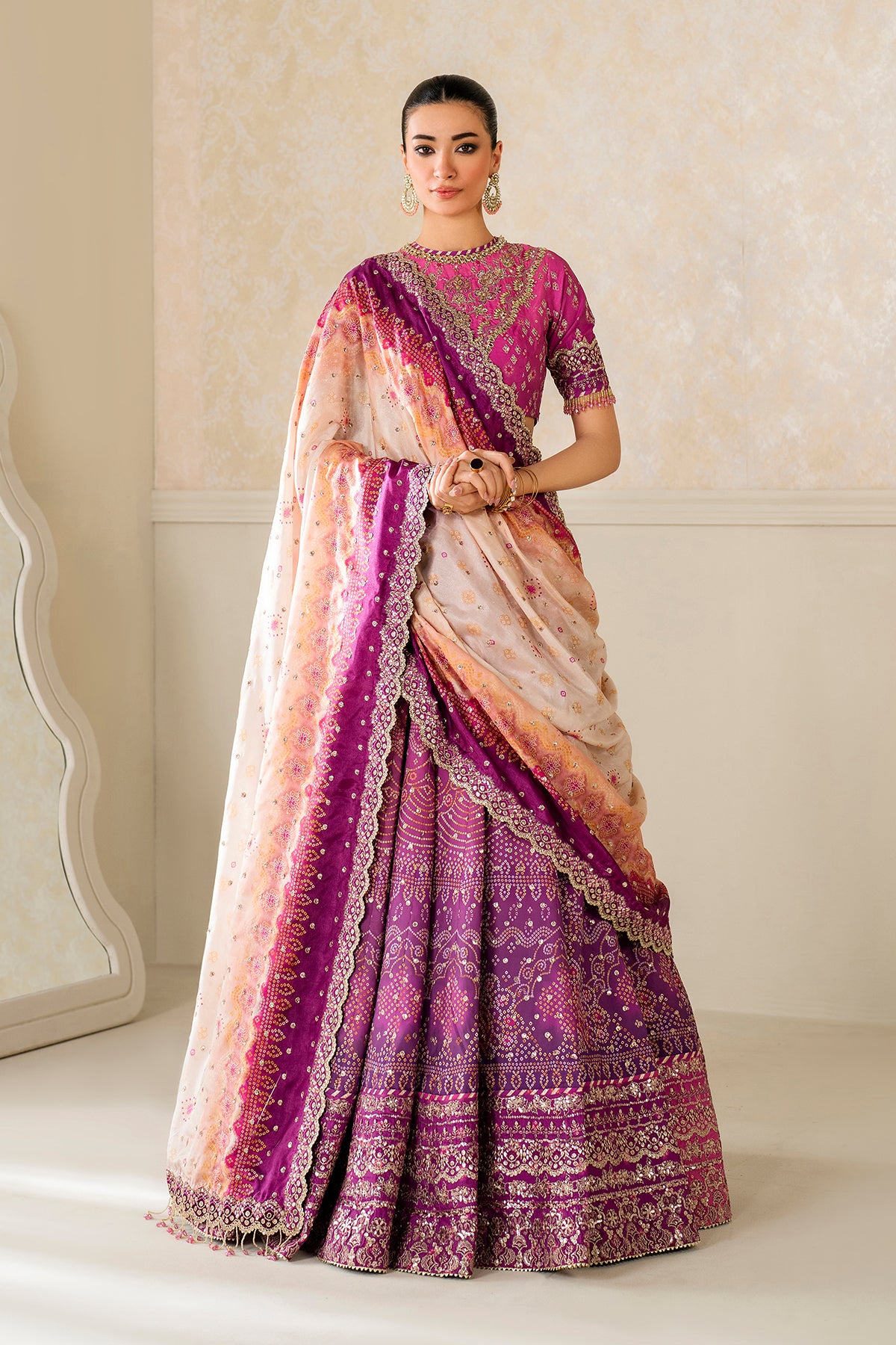 EMBROIDERED SILK SF-4163