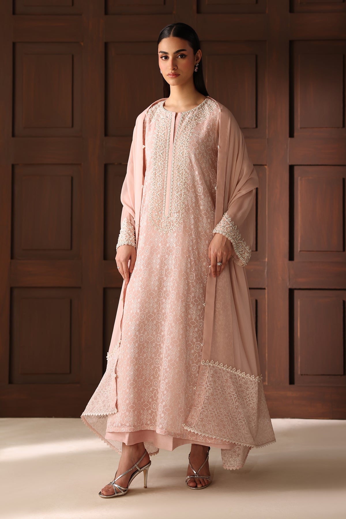 EMBROIDERED CHIFFON PR-1359