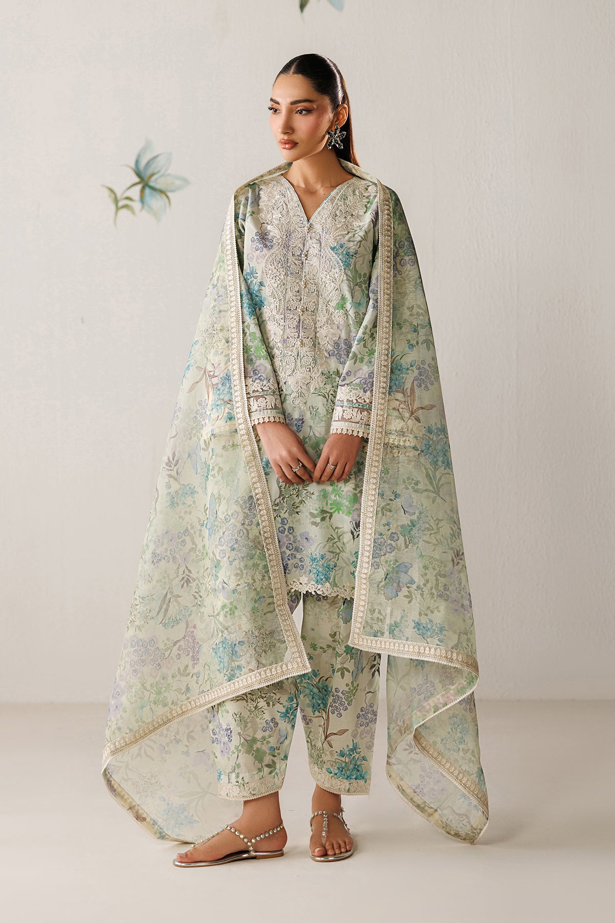 EMBROIDERED LAWN UF-4417