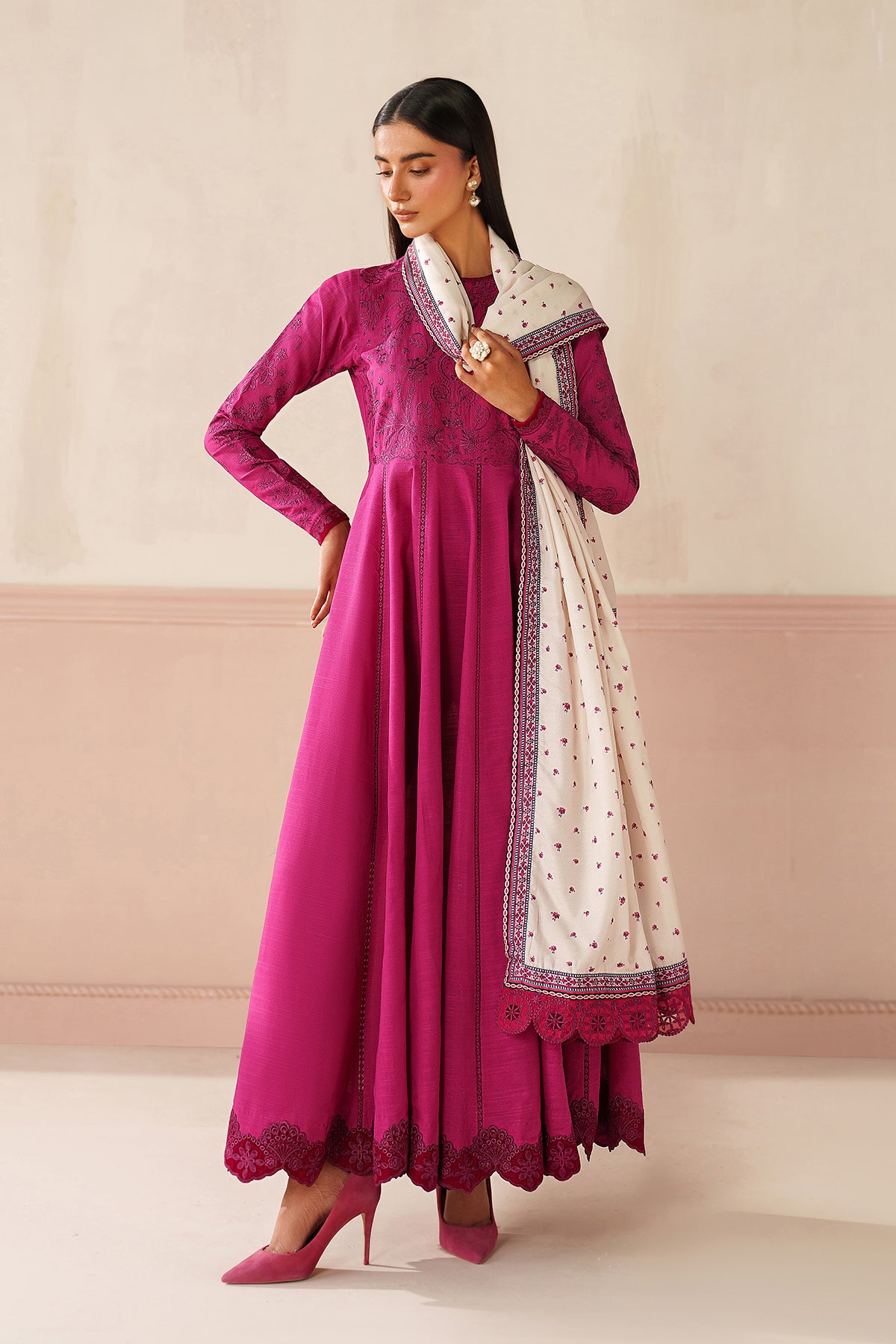 EMBROIDERED KHADDAR PR-1235