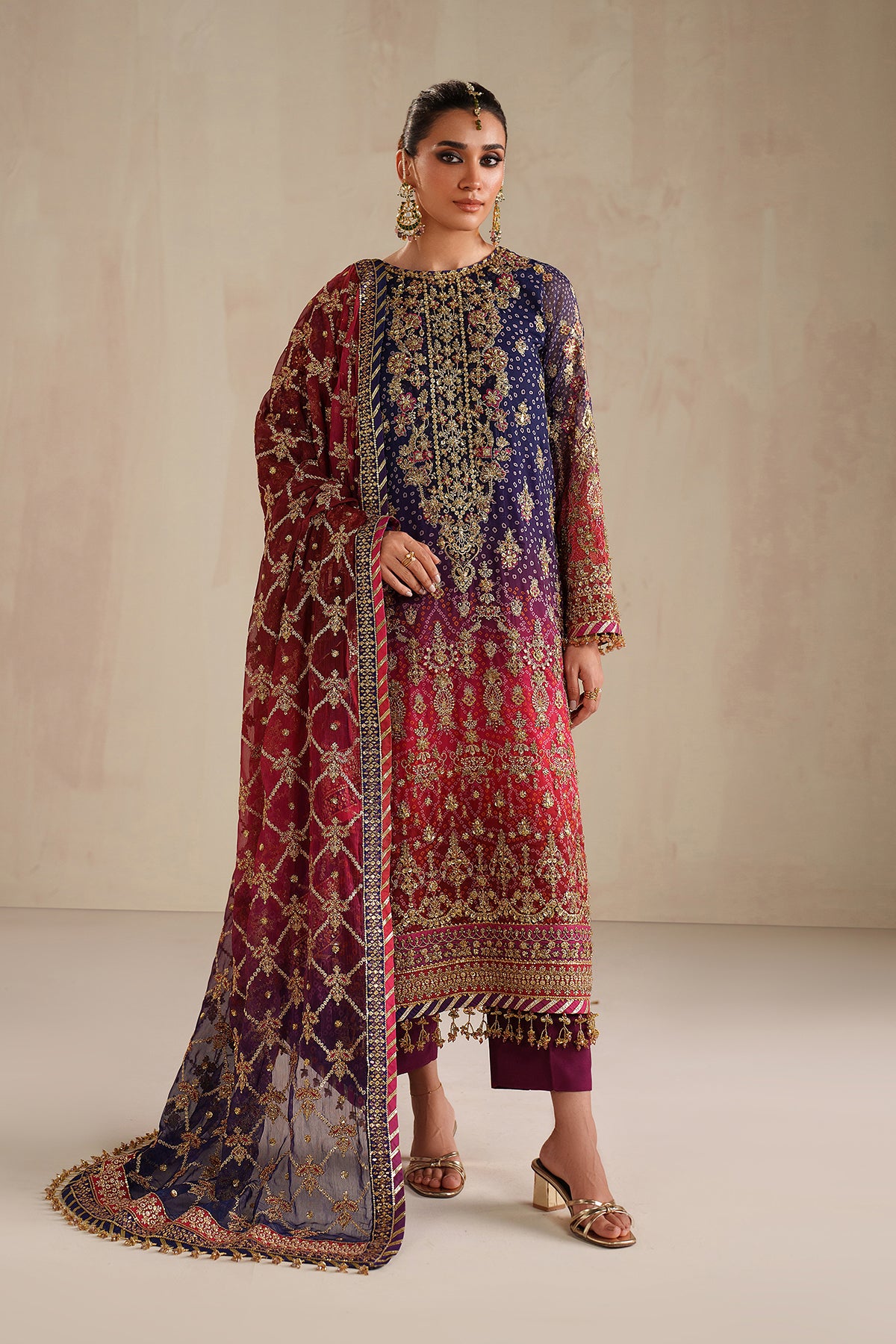 EMBROIDERED CHIFFON SF-4369