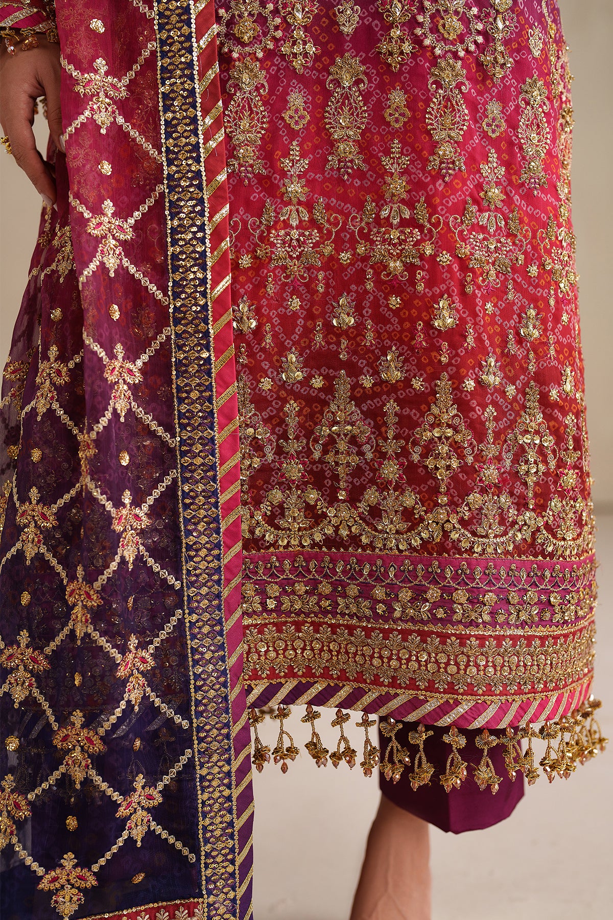 EMBROIDERED CHIFFON UF-4369