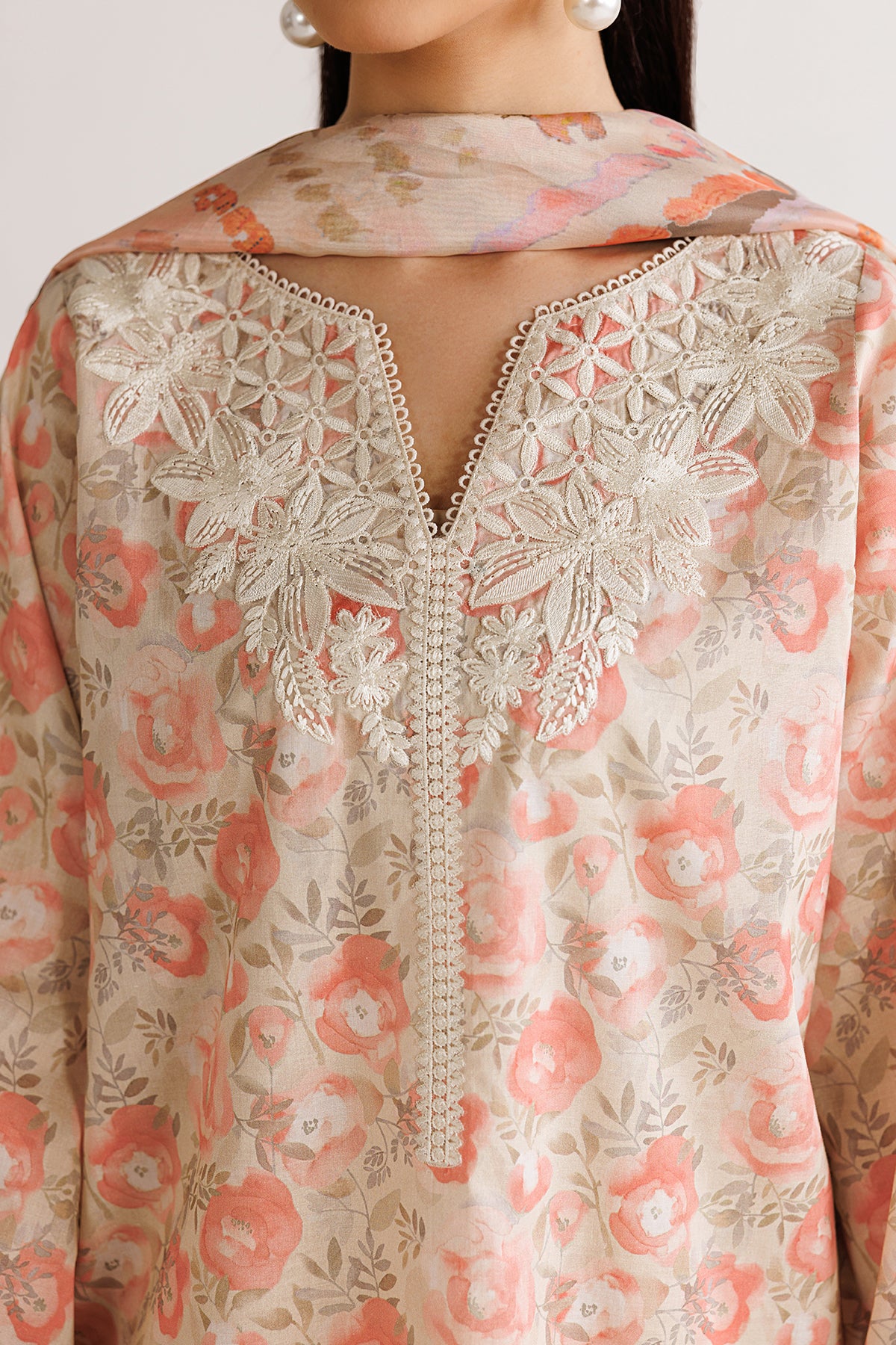 EMBROIDERED LAWN SF-4495