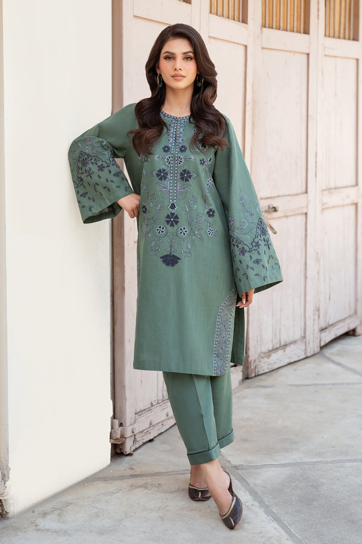 EMBROIDERED KHADDAR PR-1036