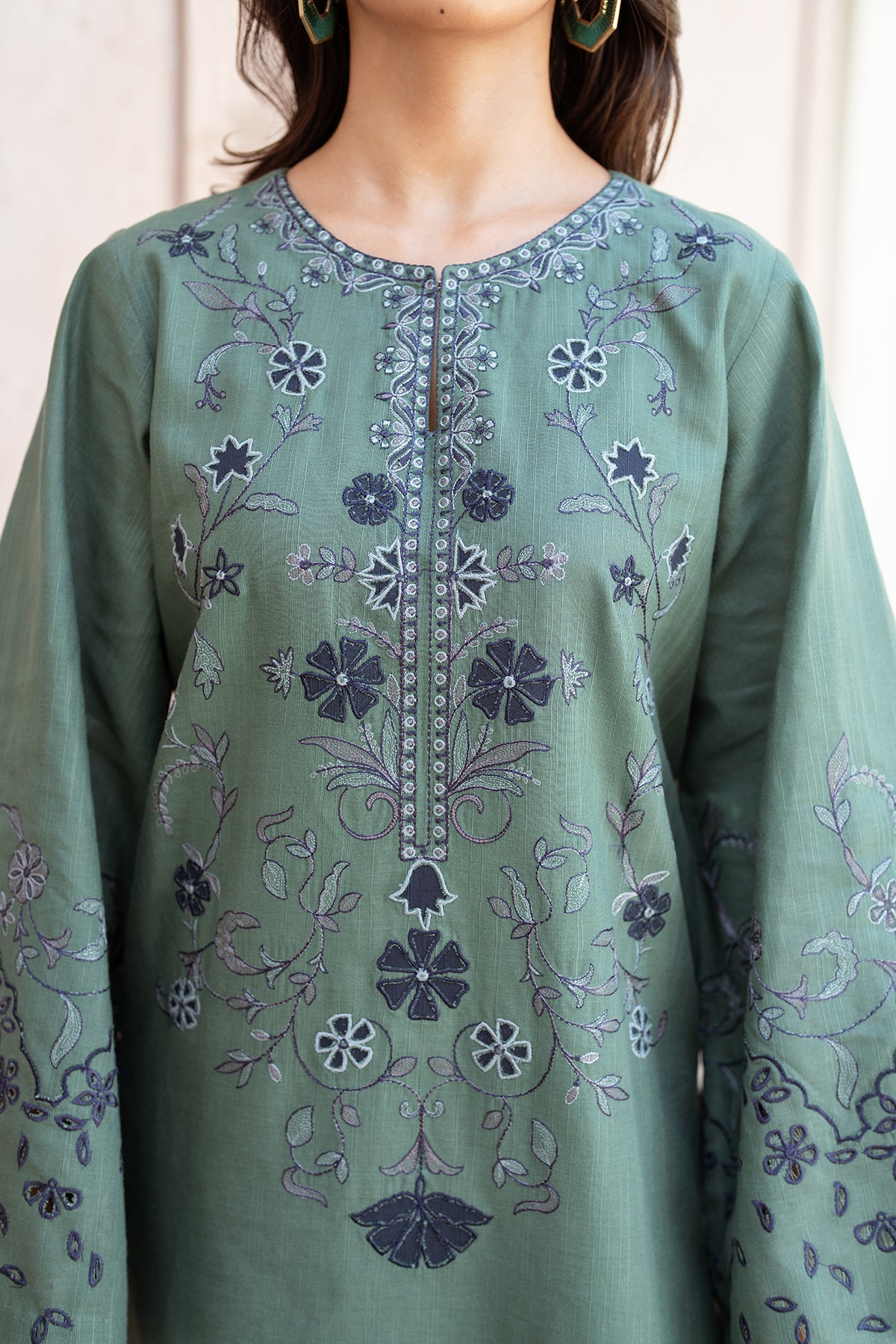 EMBROIDERED KHADDAR PR-1036