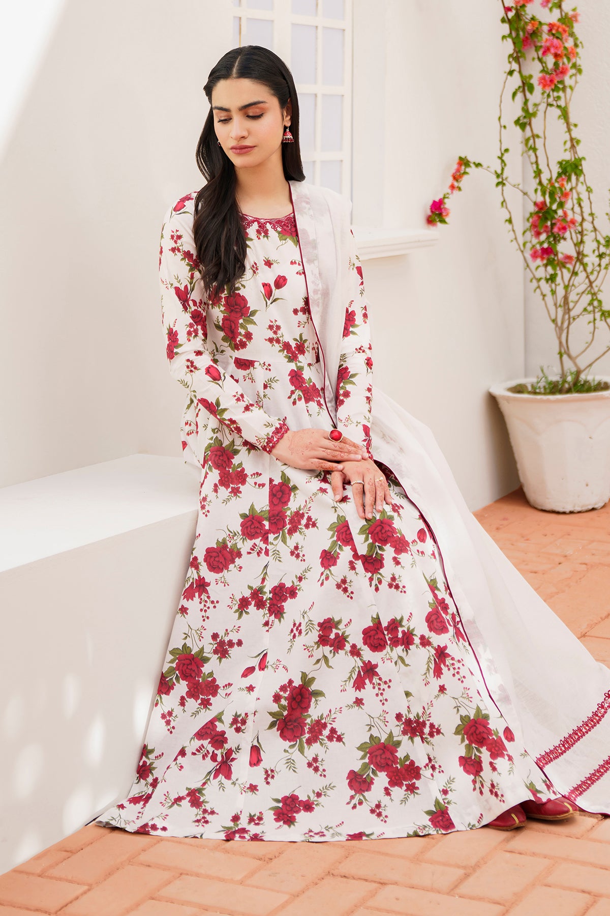 EMBROIDERED LAWN PR-932