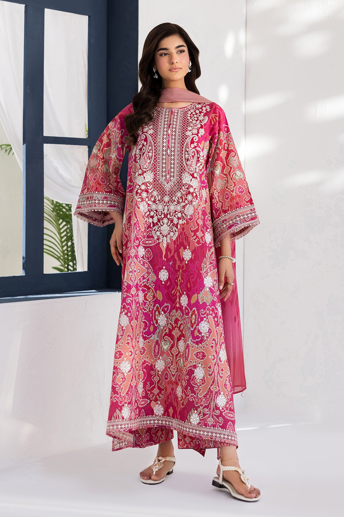 EMBROIDERED LAWN SF-4452