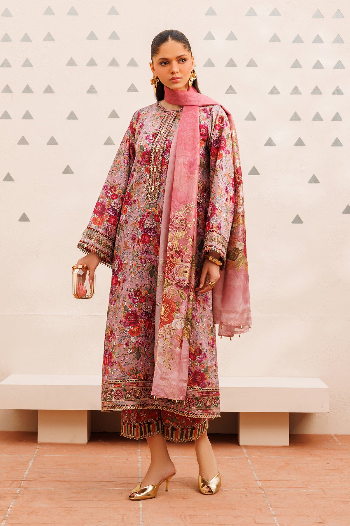 EMBROIDERED LAWN SF-4398