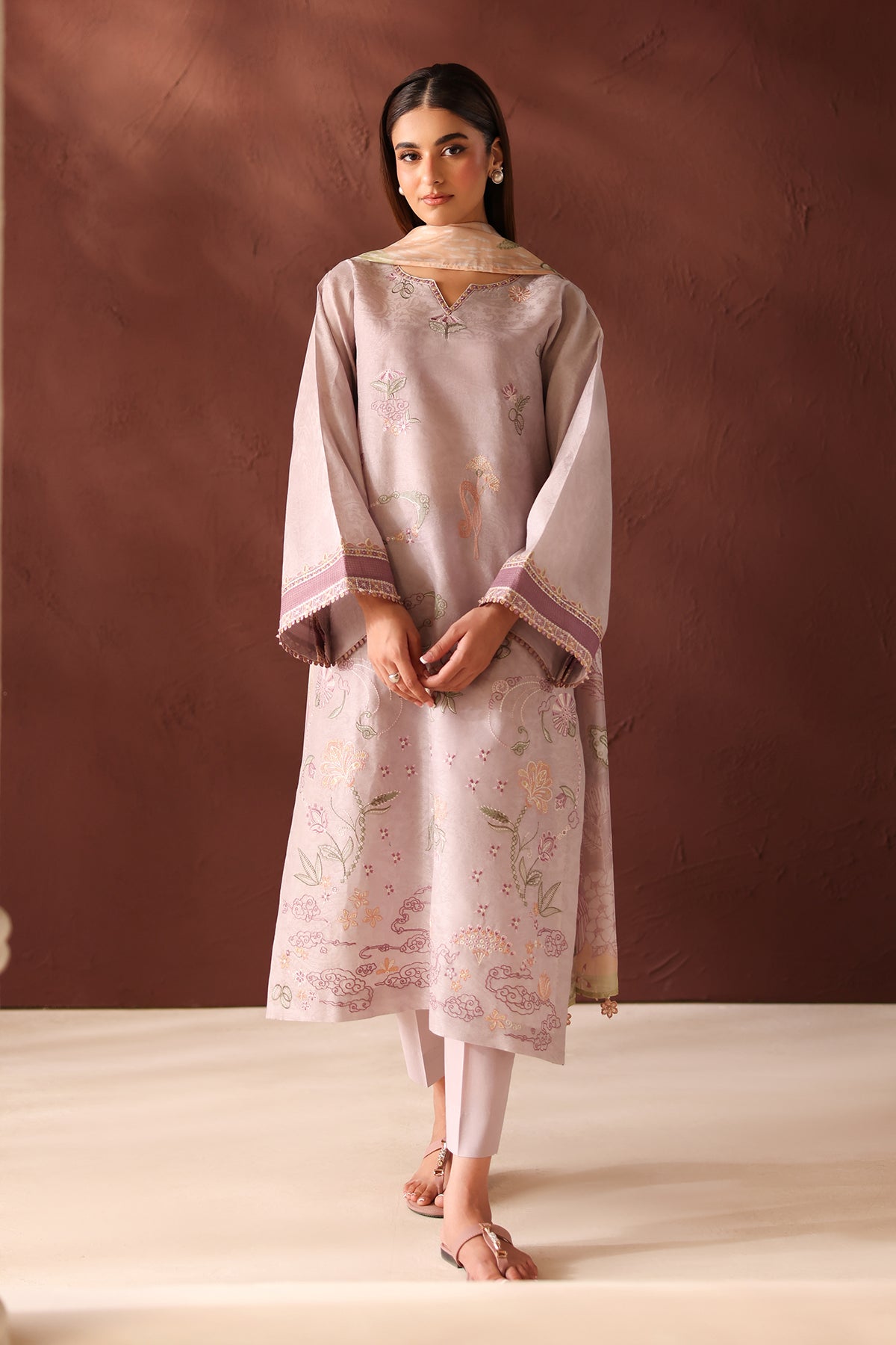 EMBROIDERED SELF JACQUARD SF-4484
