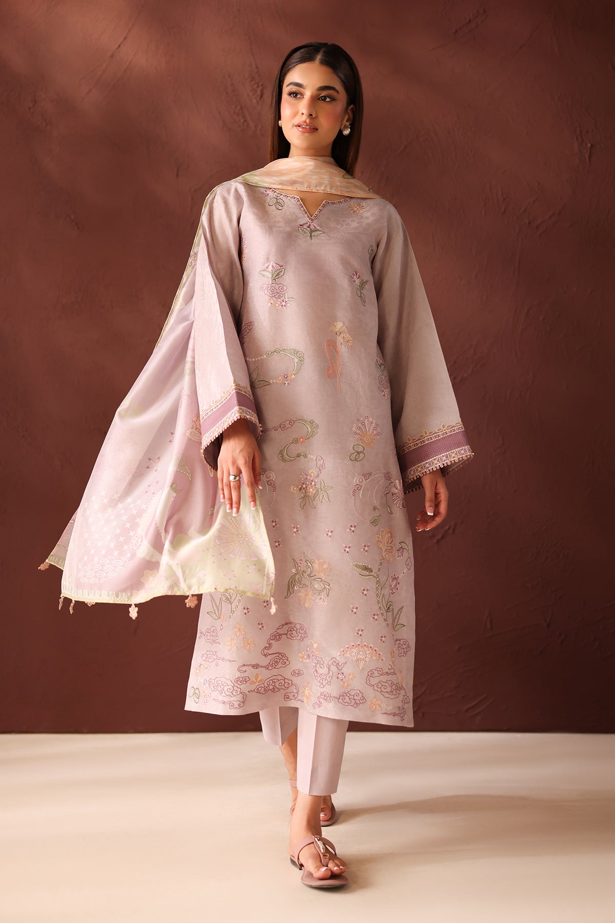 EMBROIDERED SELF JACQUARD SF-4484