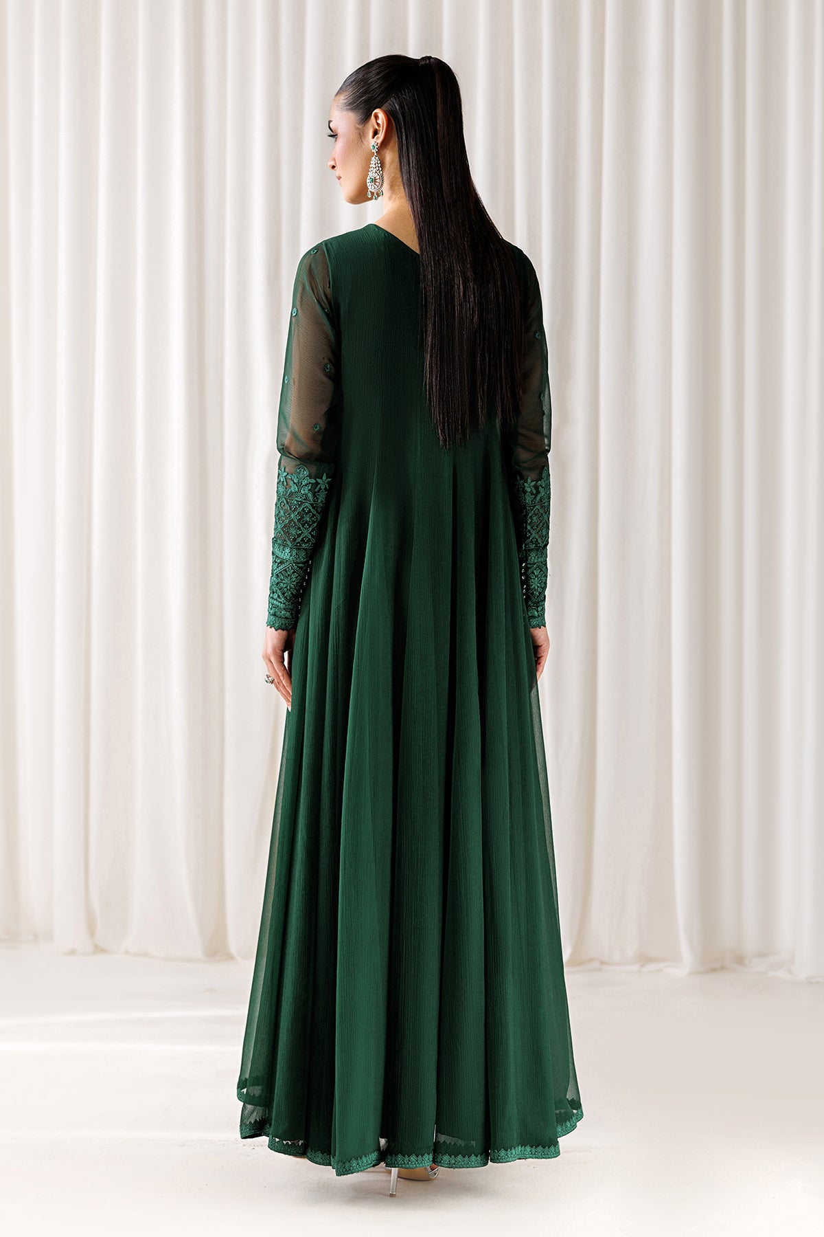 EMBROIDERED CHIFFON EN-1298