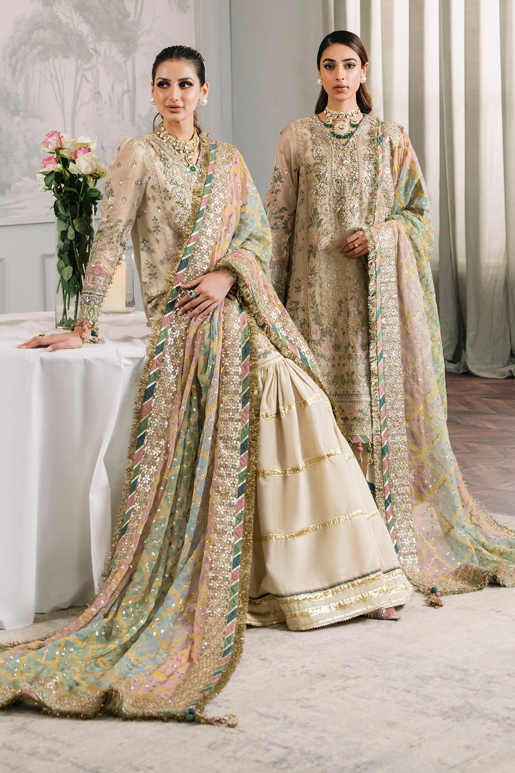 Baroque EMBROIDERED MASURI CH12-04 STITCHED, view 1