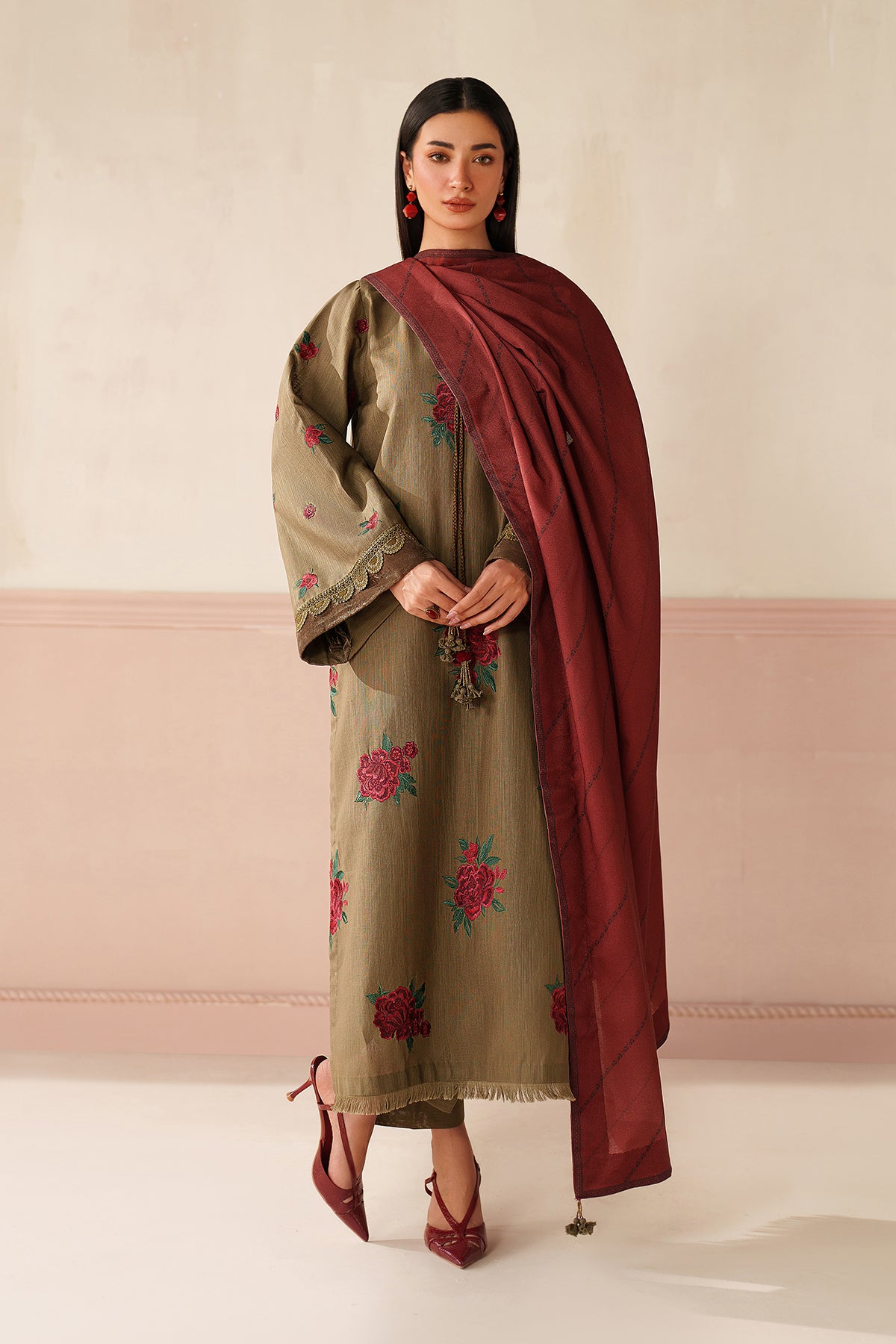 EMBROIDERED KHADDAR PR-1236