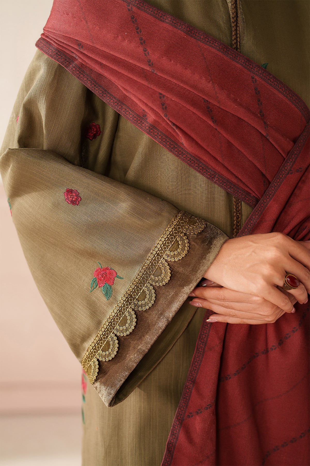 EMBROIDERED KHADDAR PR-1236