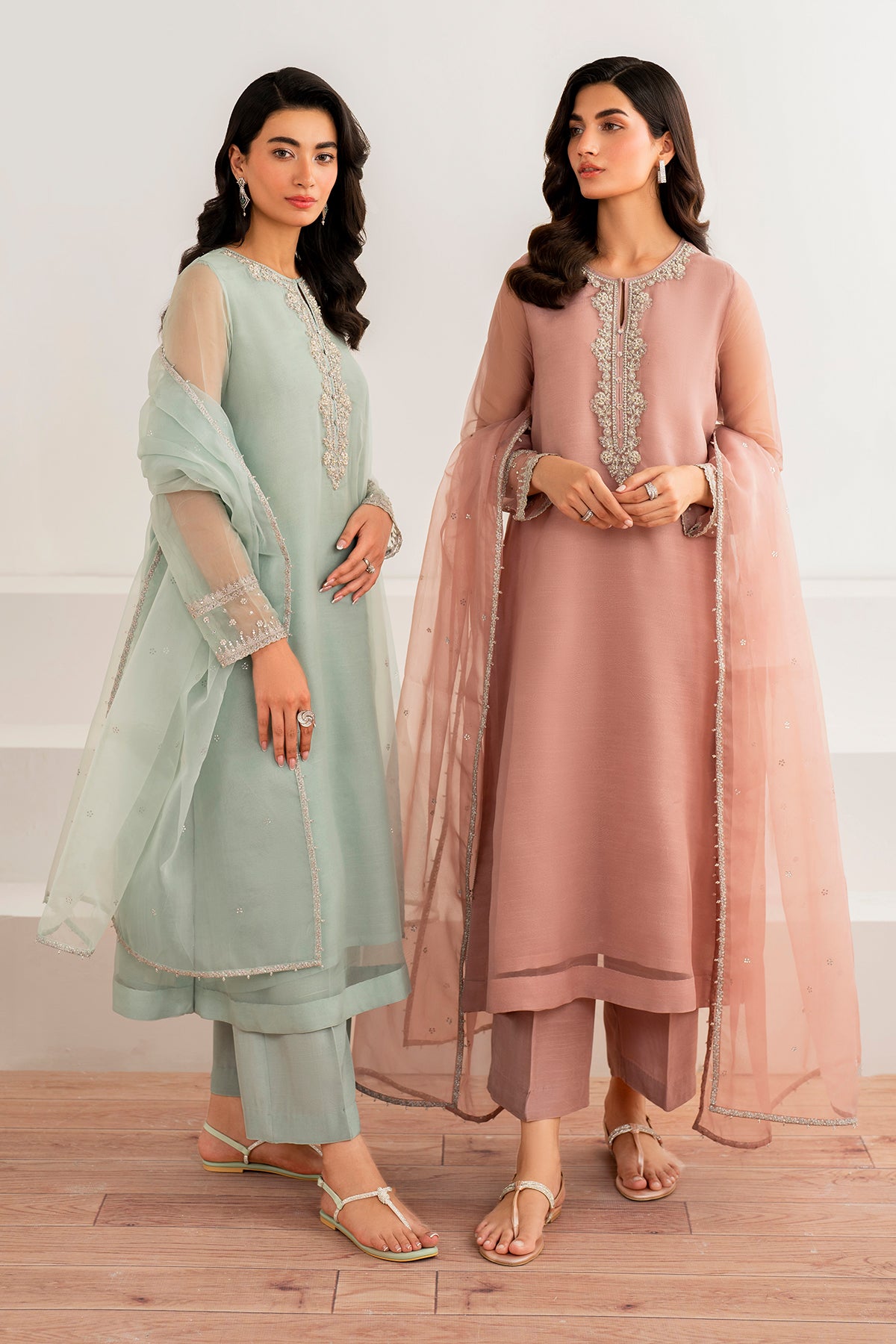 EMBROIDERED CHIFFON PR-994