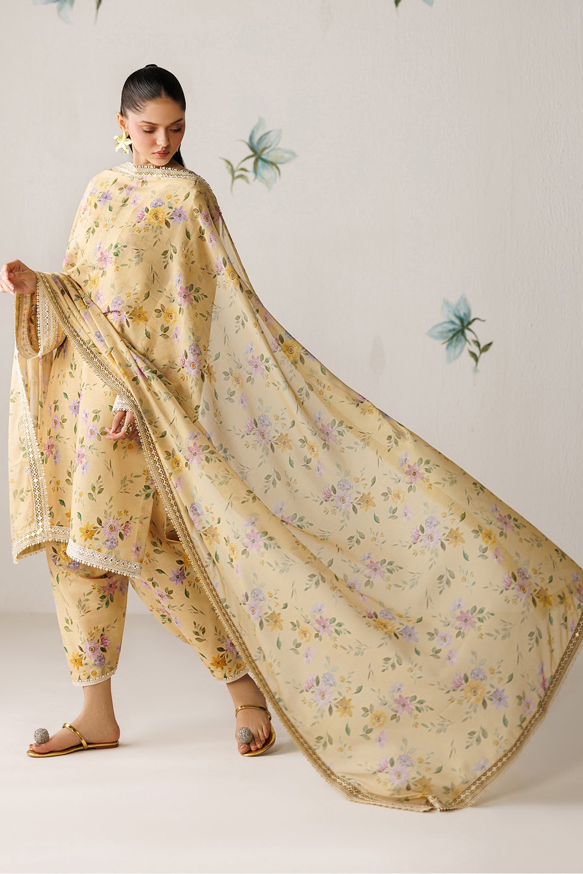 EMBROIDERED LAWN UF-4416
