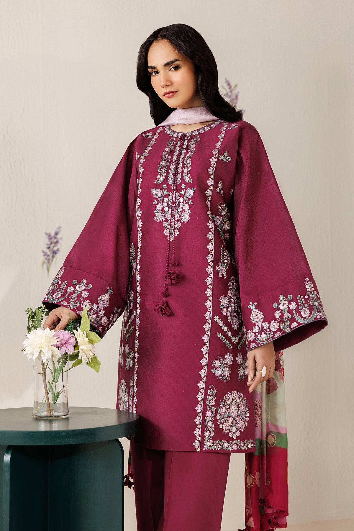 EMBROIDERED JACQUARD PR-1267