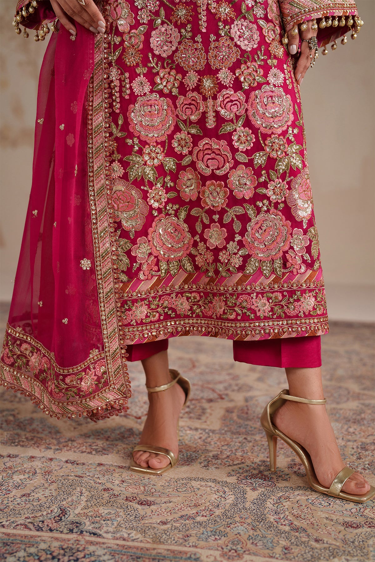 EMBROIDERED CHIFFON SF-4363
