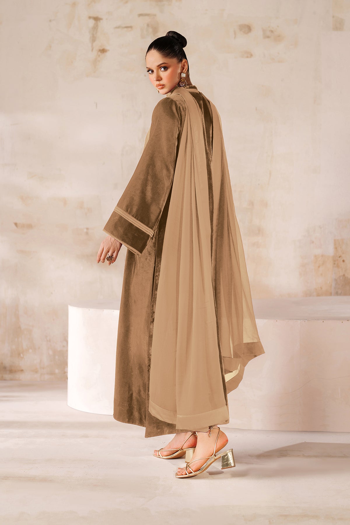 SOLID VELVET SUIT EN-1229